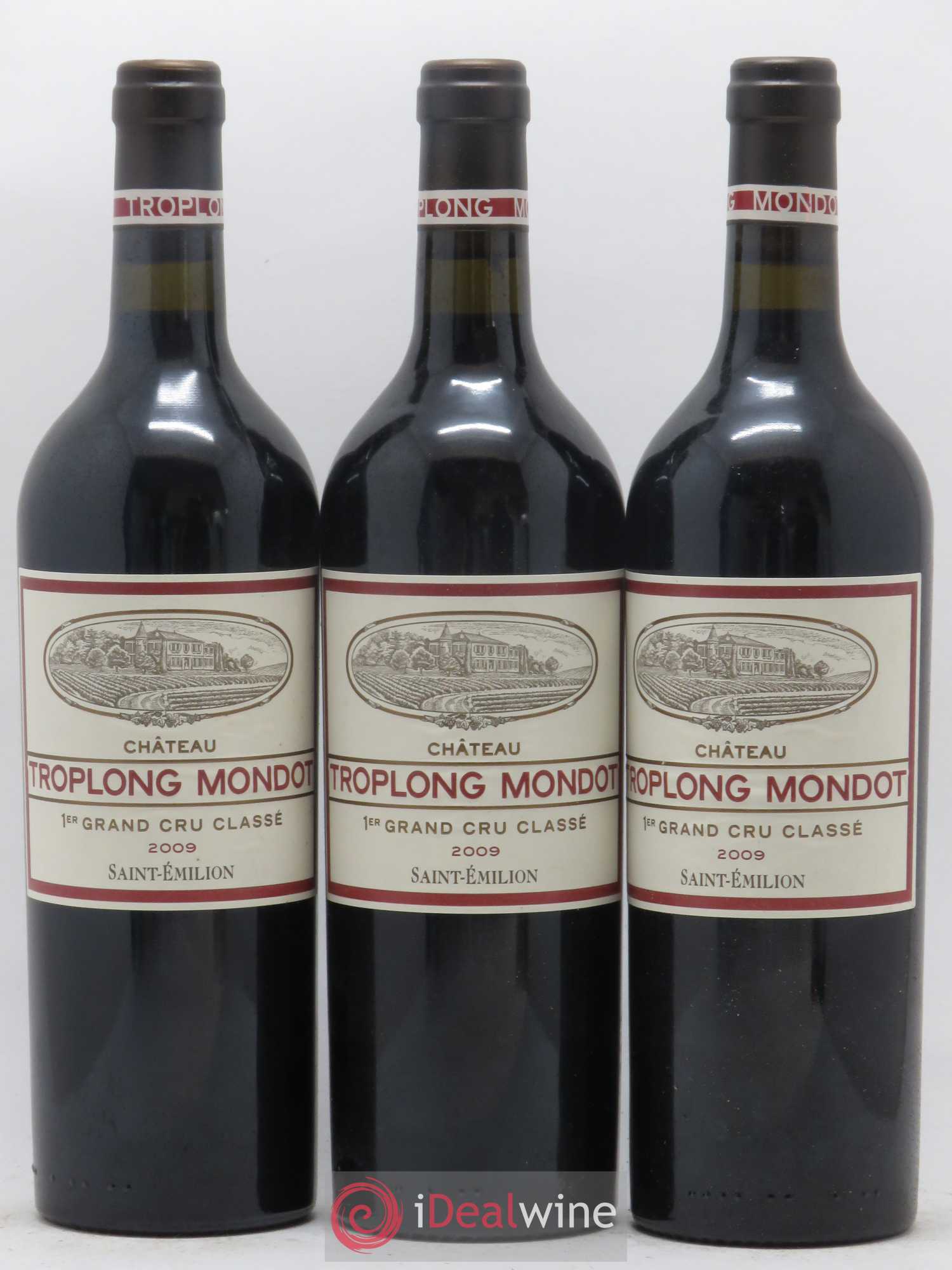 Château Troplong Mondot 1er Grand Cru Classé B 2009 - Lot de 12 bouteilles - 3