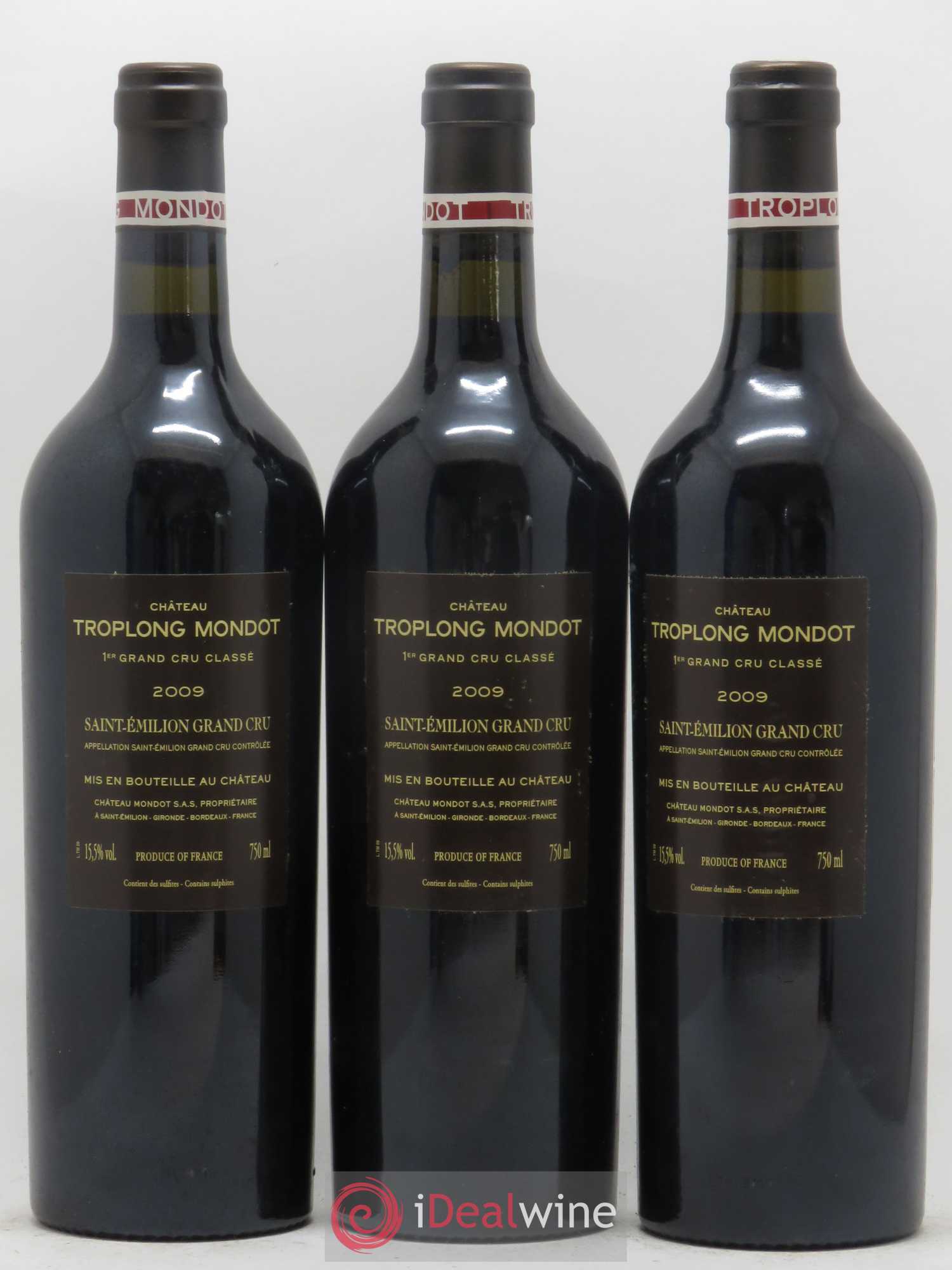 Château Troplong Mondot 1er Grand Cru Classé B 2009 - Lot de 12 bouteilles - 4