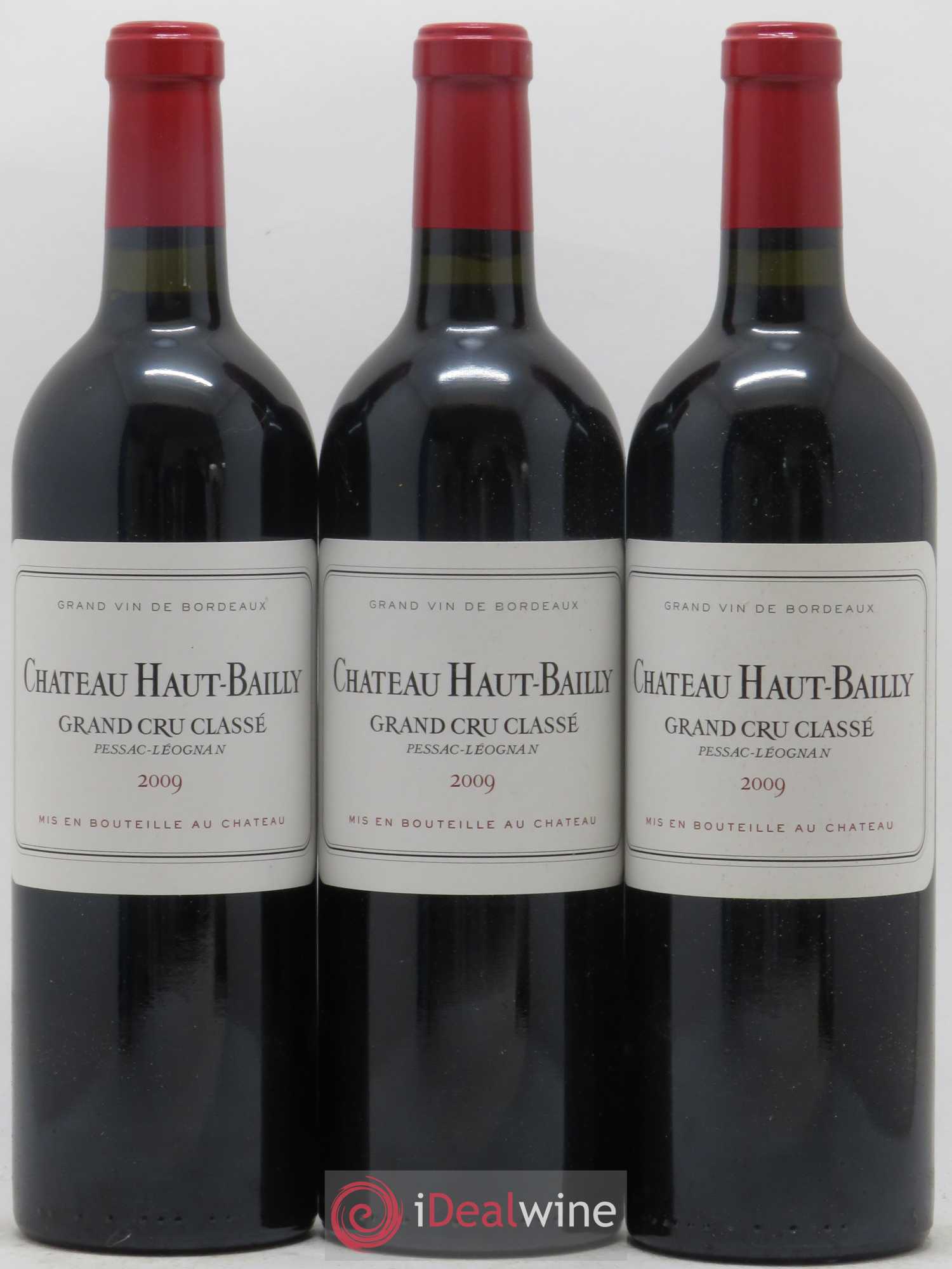 Château Haut-Bailly Cru Classé de Graves 2009 - Lot de 12 bouteilles - 1