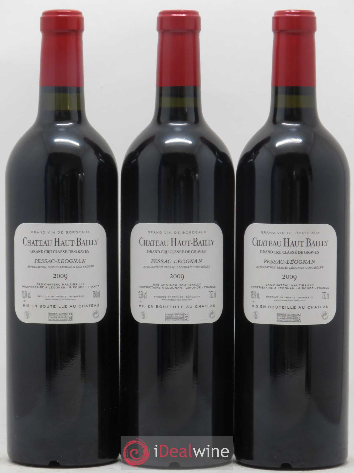 Château Haut-Bailly Cru Classé de Graves 2009 - Lot de 12 bouteilles - 2