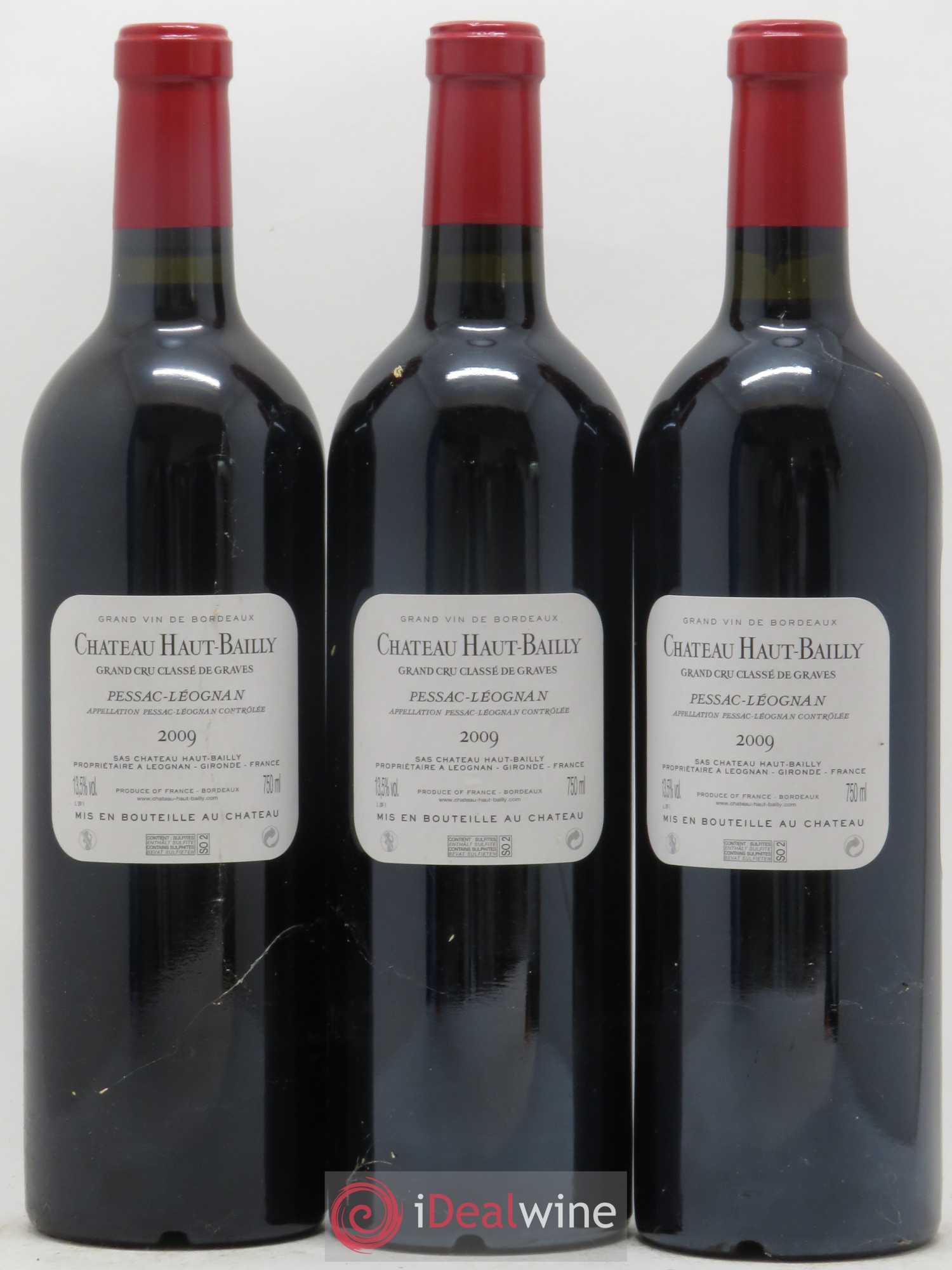 Château Haut-Bailly Cru Classé de Graves 2009 - Lot de 12 bouteilles - 6