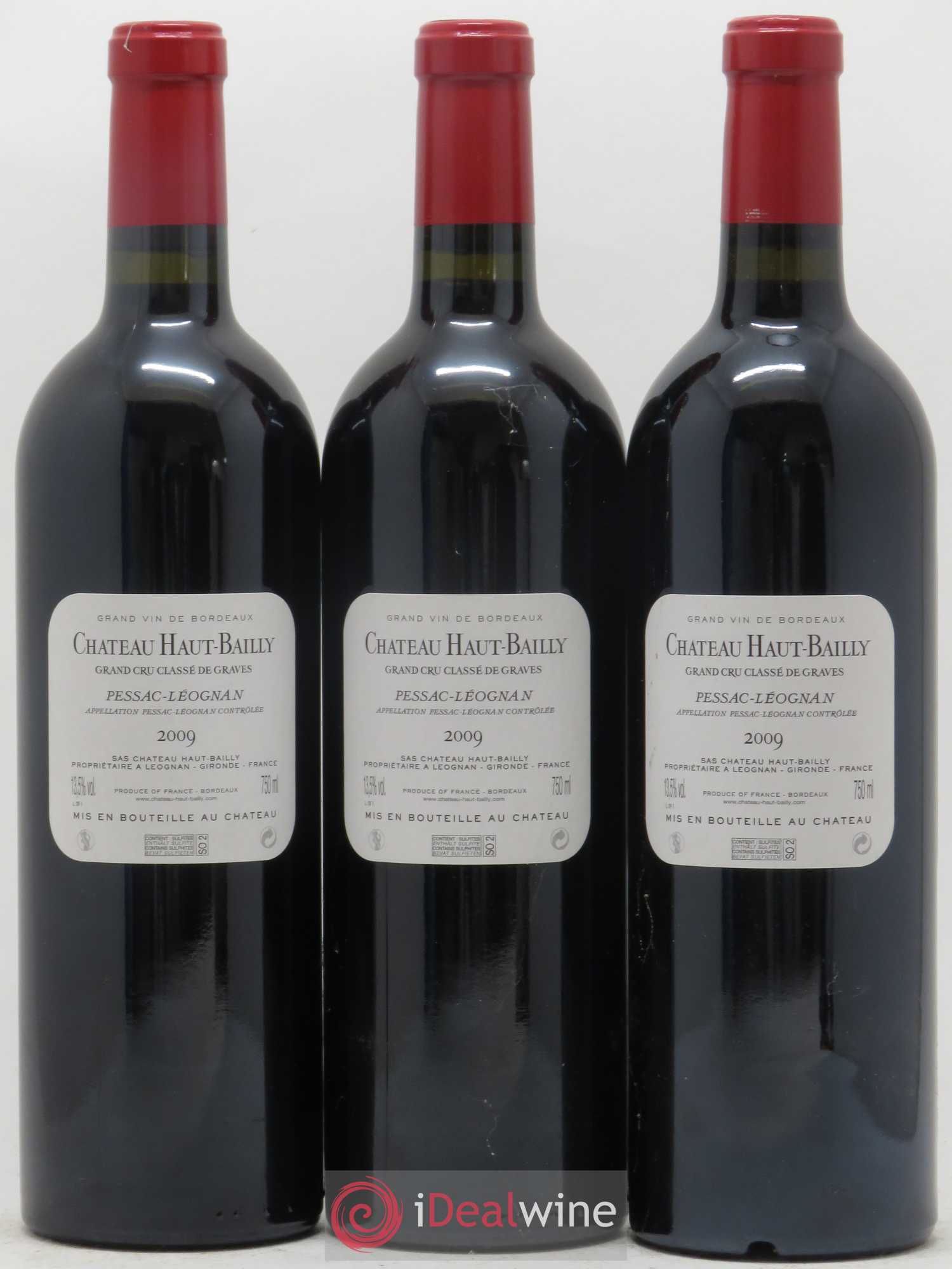 Château Haut-Bailly Cru Classé de Graves 2009 - Lot de 12 bouteilles - 8
