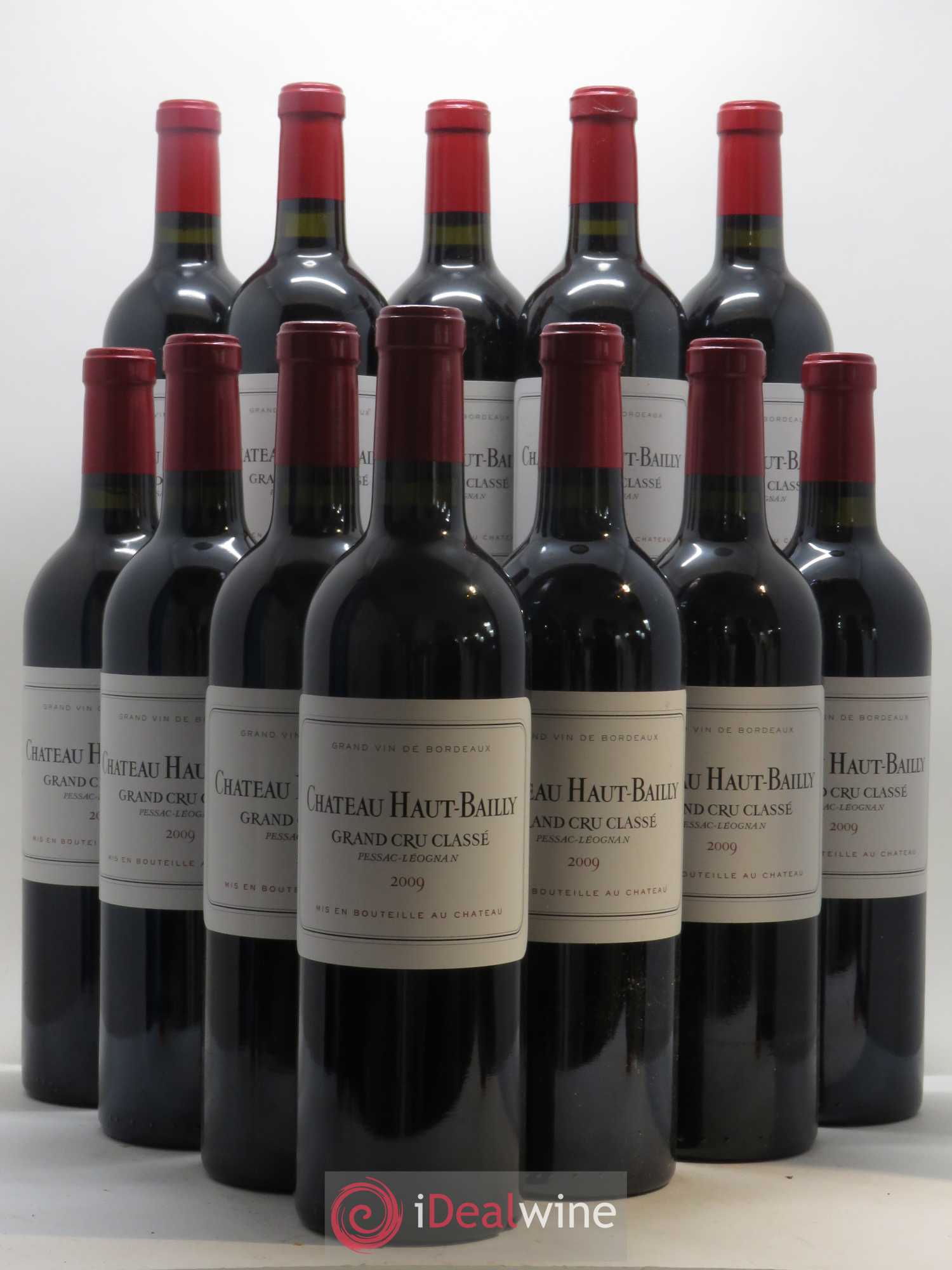 Château Haut-Bailly Cru Classé de Graves 2009 - Lot de 12 bouteilles - 0
