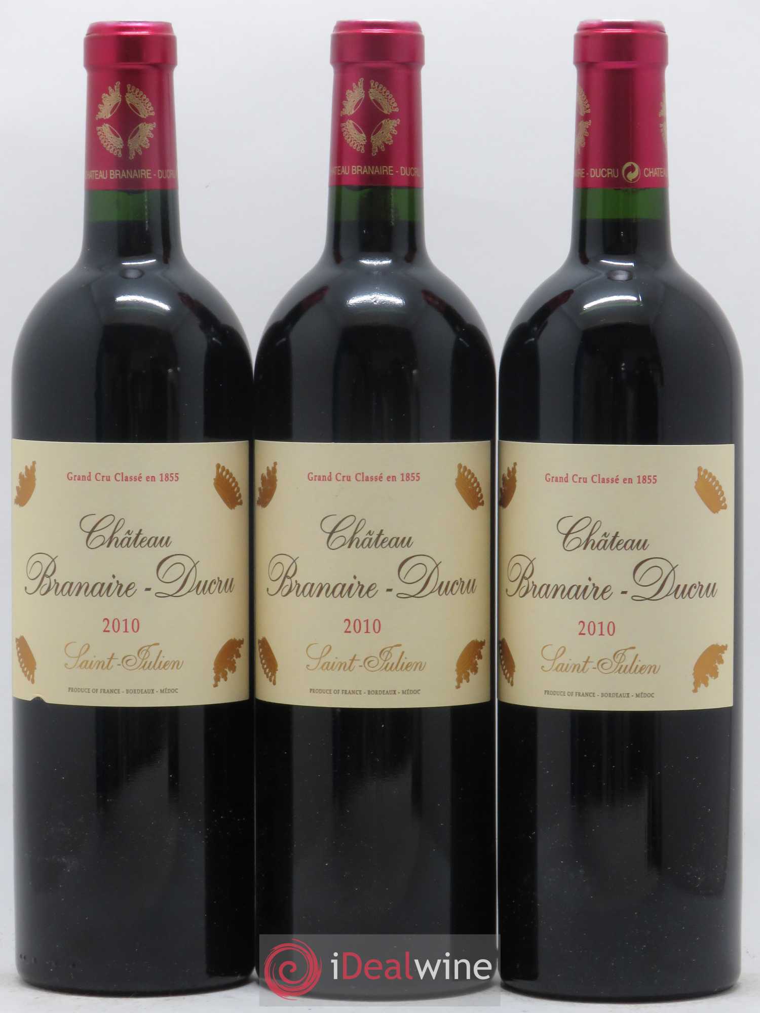 Château Branaire Ducru 4ème Grand Cru Classé 2010 - Lot de 12 bouteilles - 3