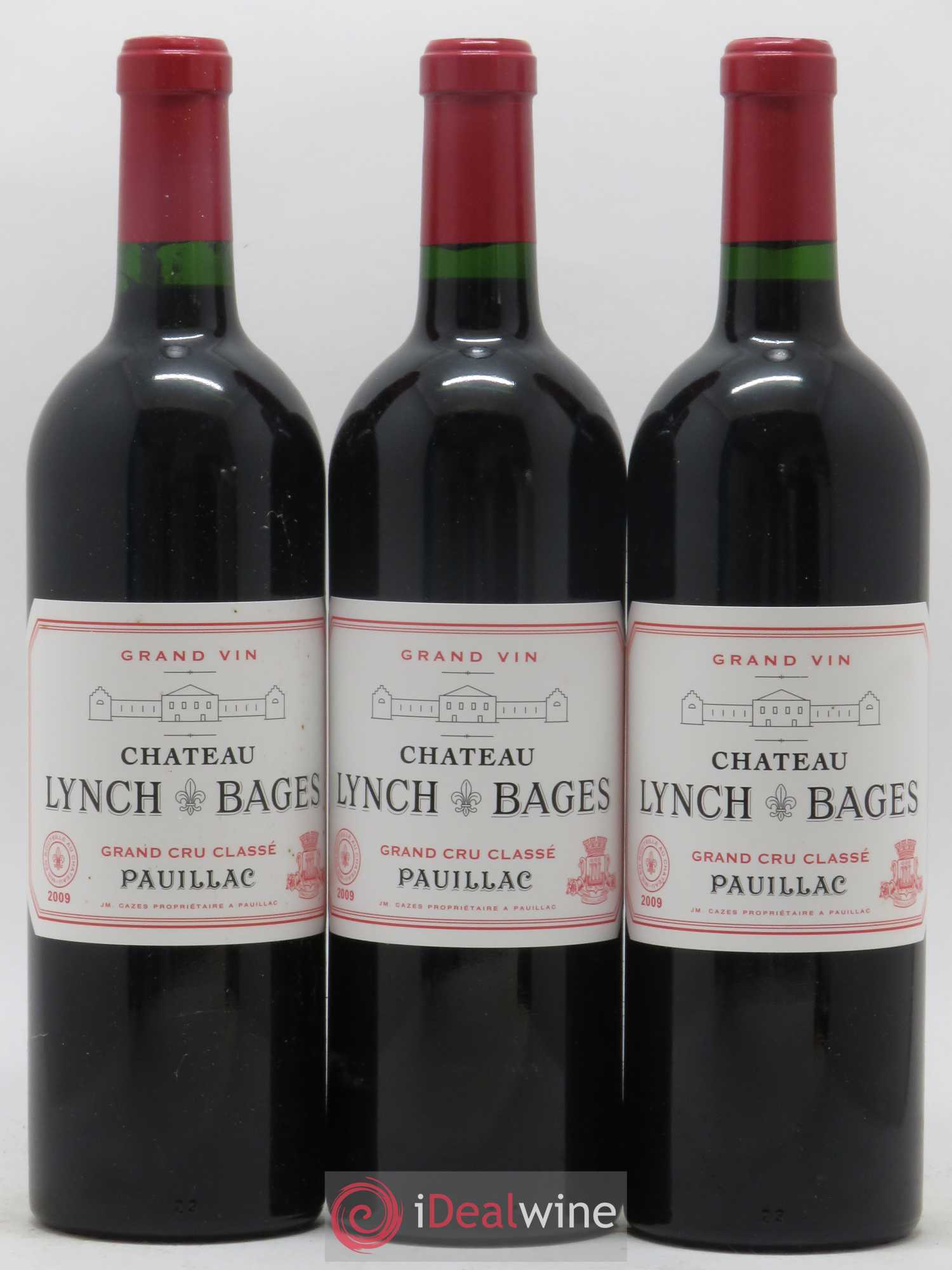 Château Lynch Bages 5ème Grand Cru Classé 2009 - Lot de 12 bouteilles - 1