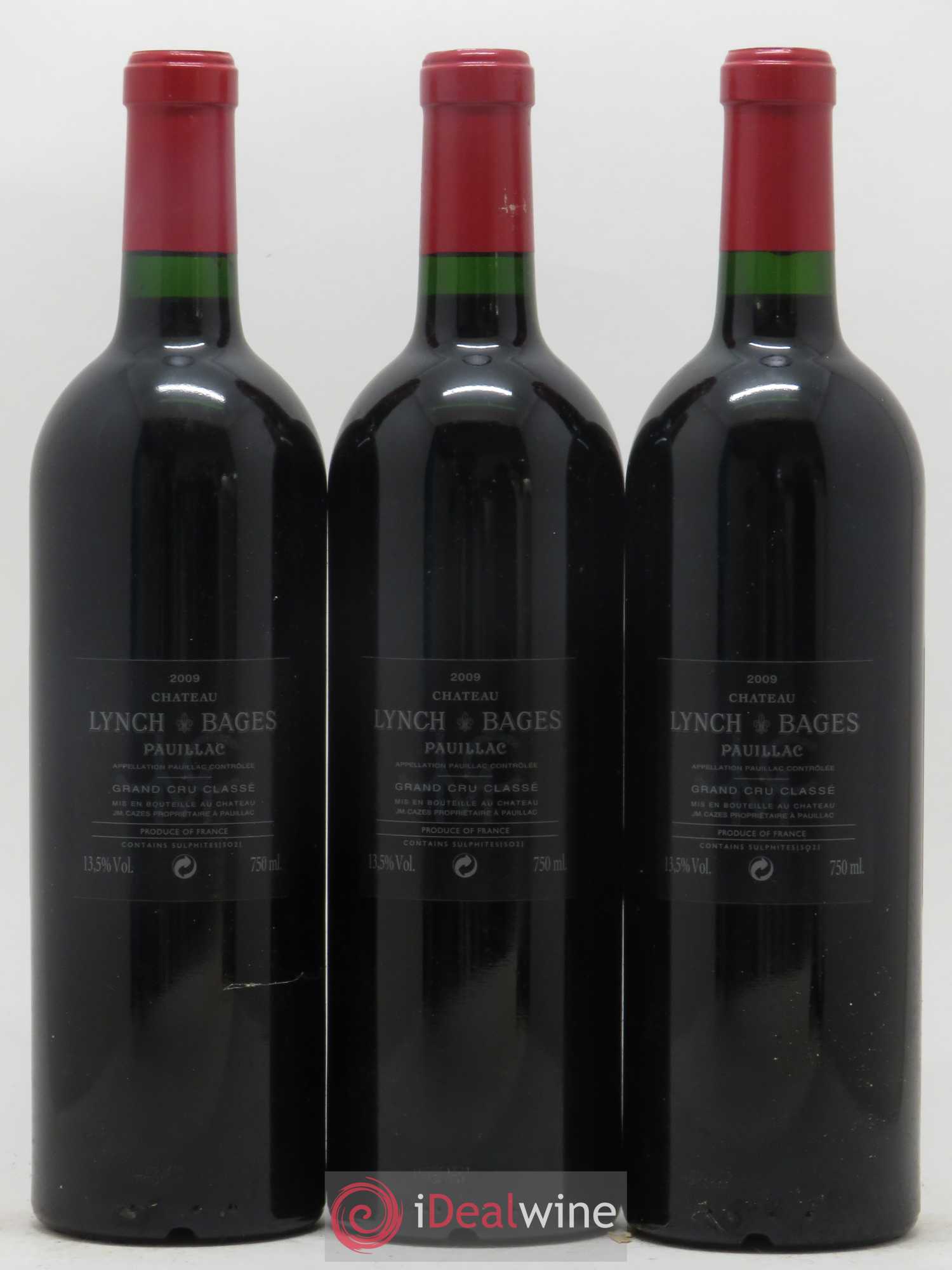 Château Lynch Bages 5ème Grand Cru Classé 2009 - Lot de 12 bouteilles - 8