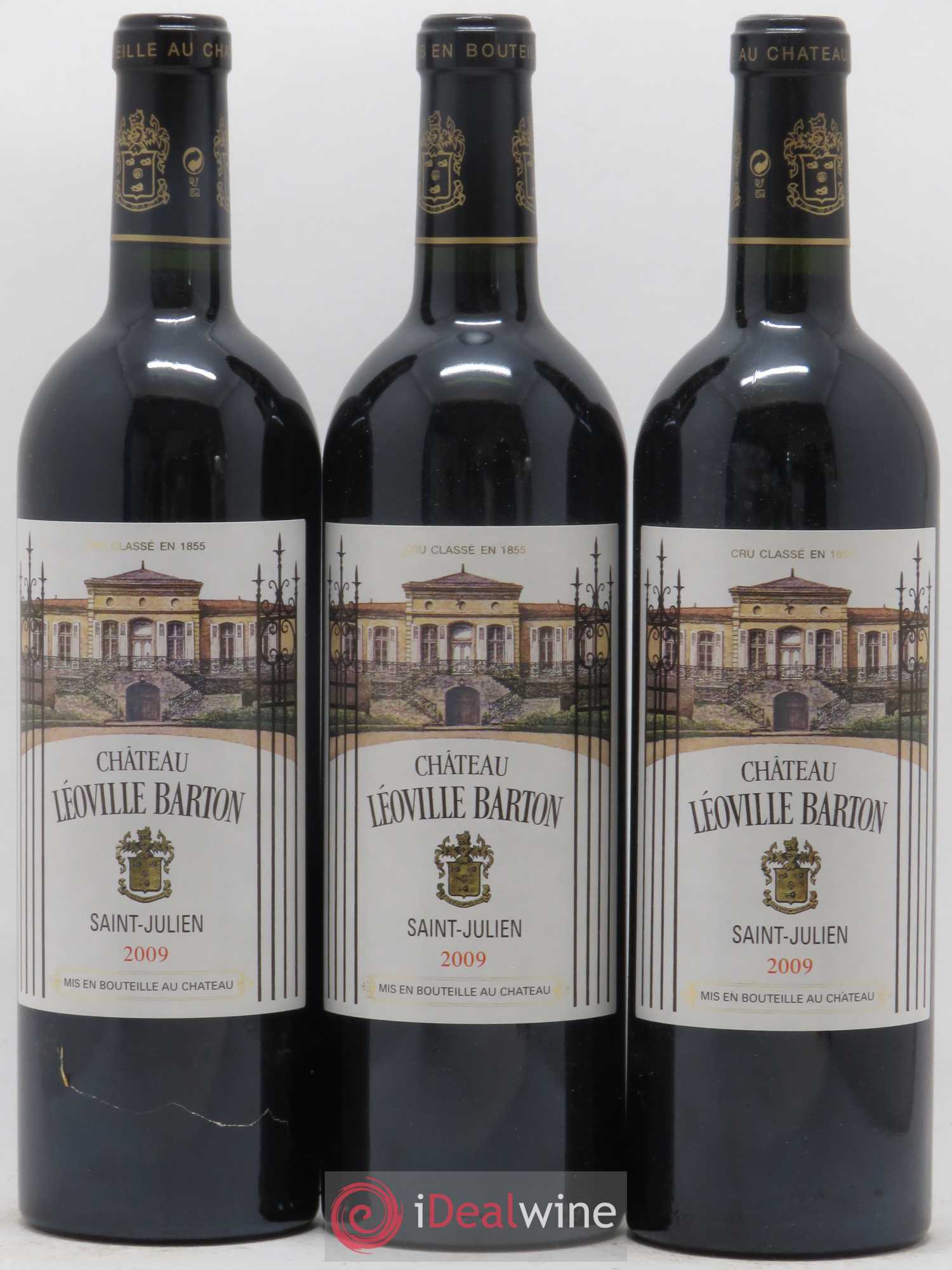 Château Léoville Barton 2ème Grand Cru Classé 2009 - Lot de 12 bouteilles - 1