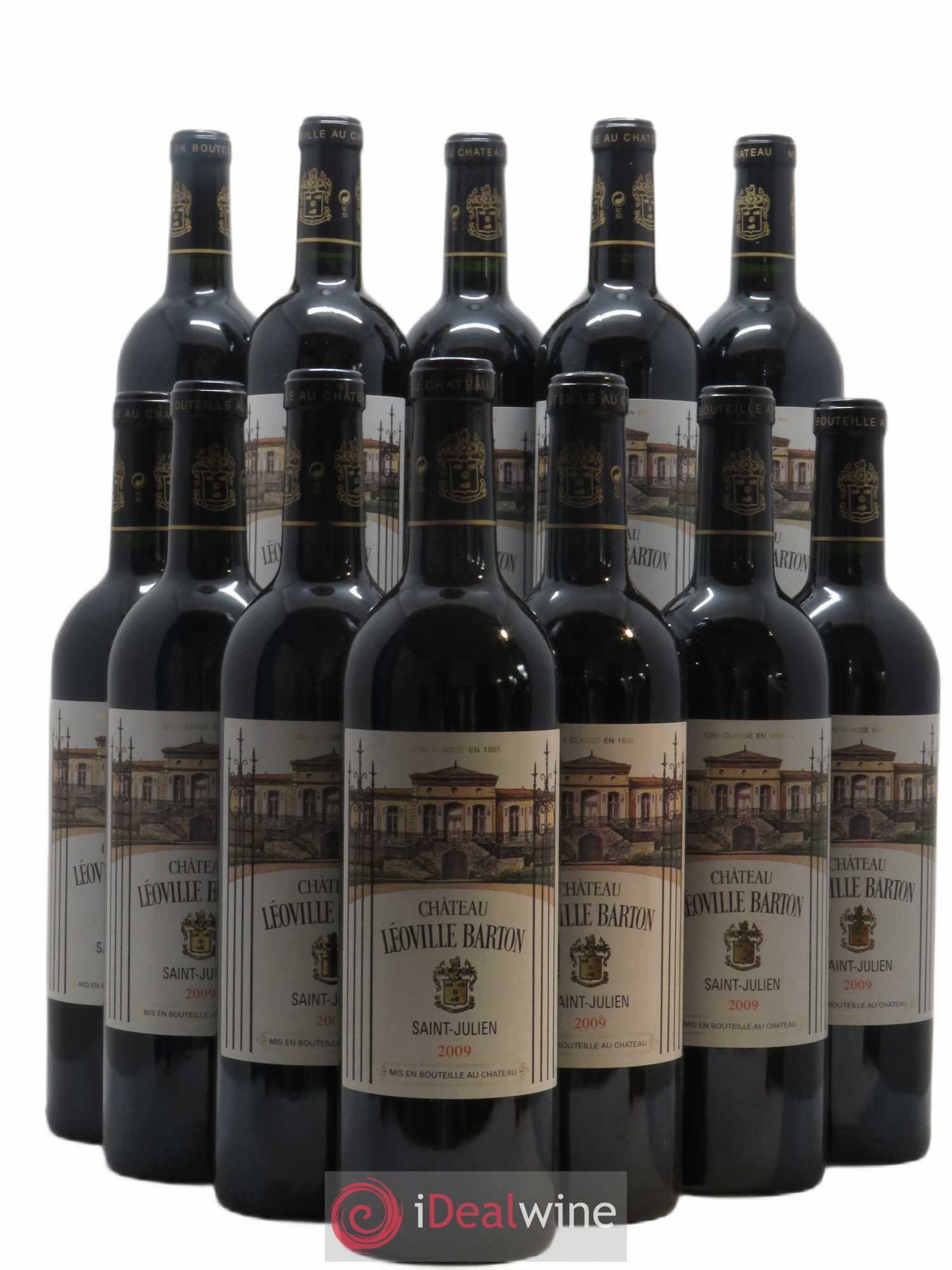 Château Léoville Barton 2ème Grand Cru Classé 2009 - Lot de 12 bouteilles - 0