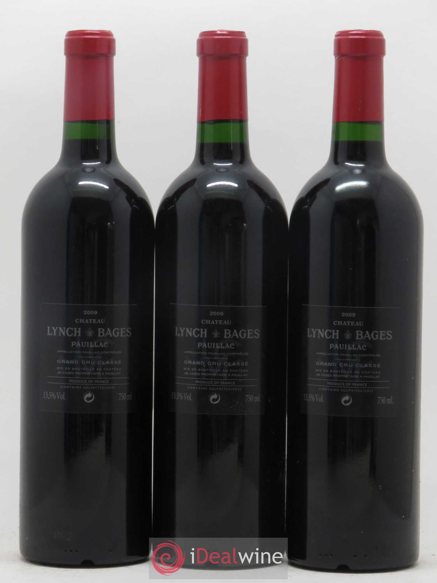 Château Lynch Bages 5ème Grand Cru Classé 2009 - Lot de 12 bouteilles - 6