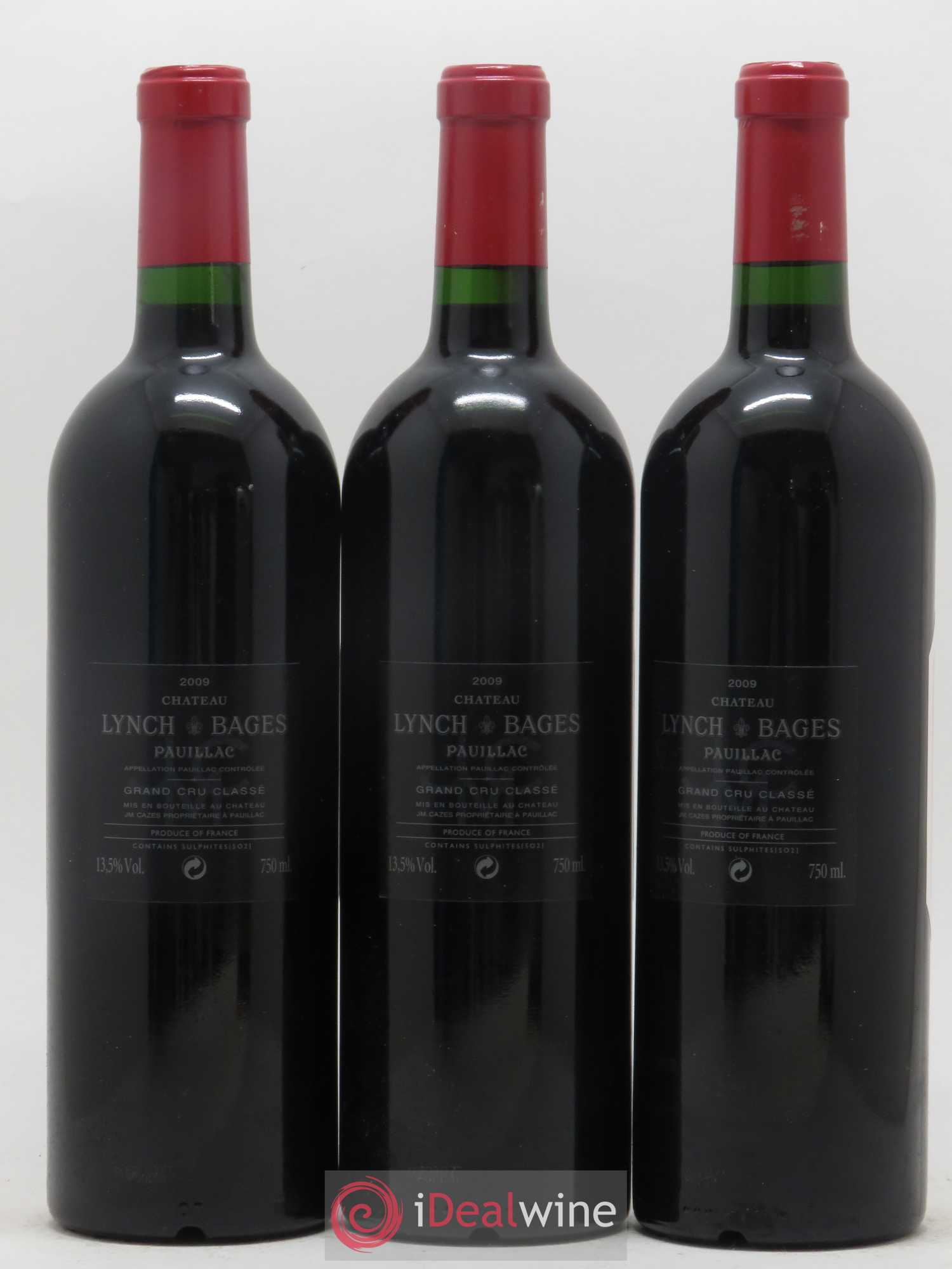 Château Lynch Bages 5ème Grand Cru Classé 2009 - Lot de 12 bouteilles - 8