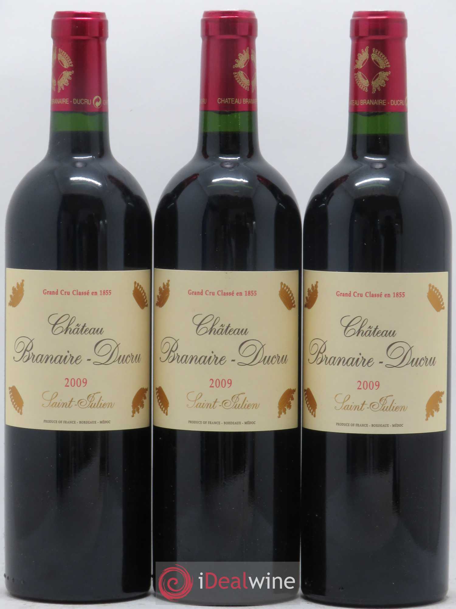 Château Branaire Ducru 4ème Grand Cru Classé 2009 - Lot de 12 bouteilles - 1