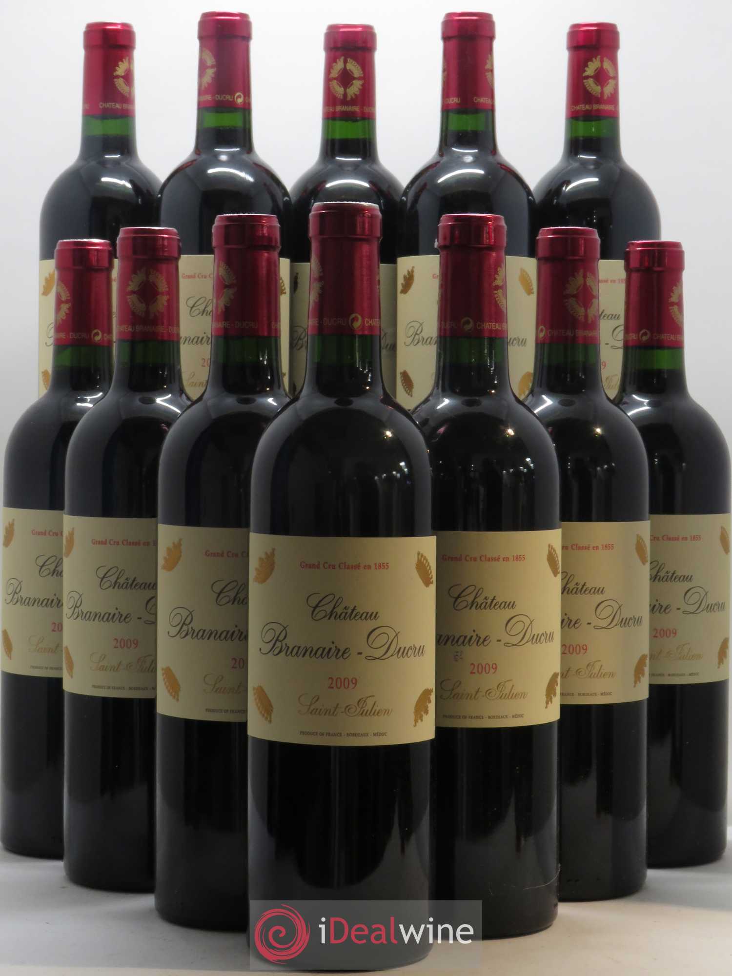 Château Branaire Ducru 4ème Grand Cru Classé 2009 - Lot de 12 bouteilles - 0