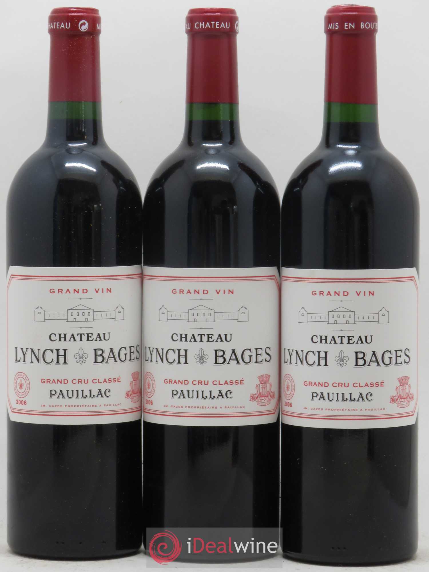 Château Lynch Bages 5ème Grand Cru Classé 2006 - Lot de 12 bouteilles - 1