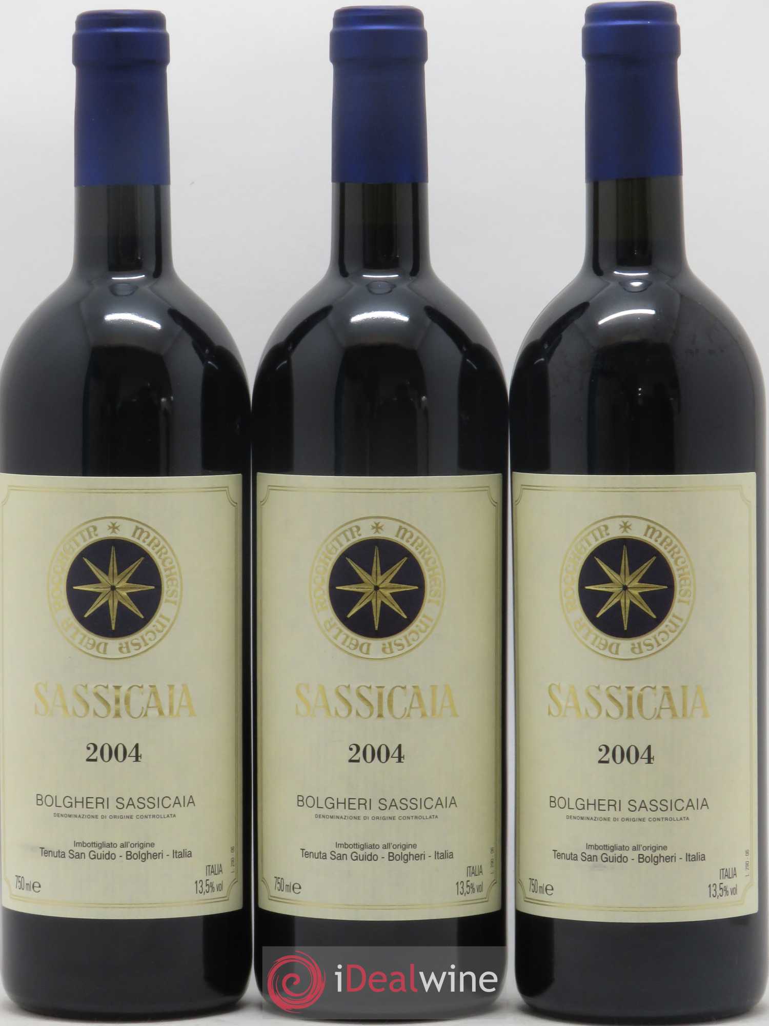 Bolgheri DOC Sassicaia Tenuta San Guido 2004 - Lot de 6 bouteilles - 2