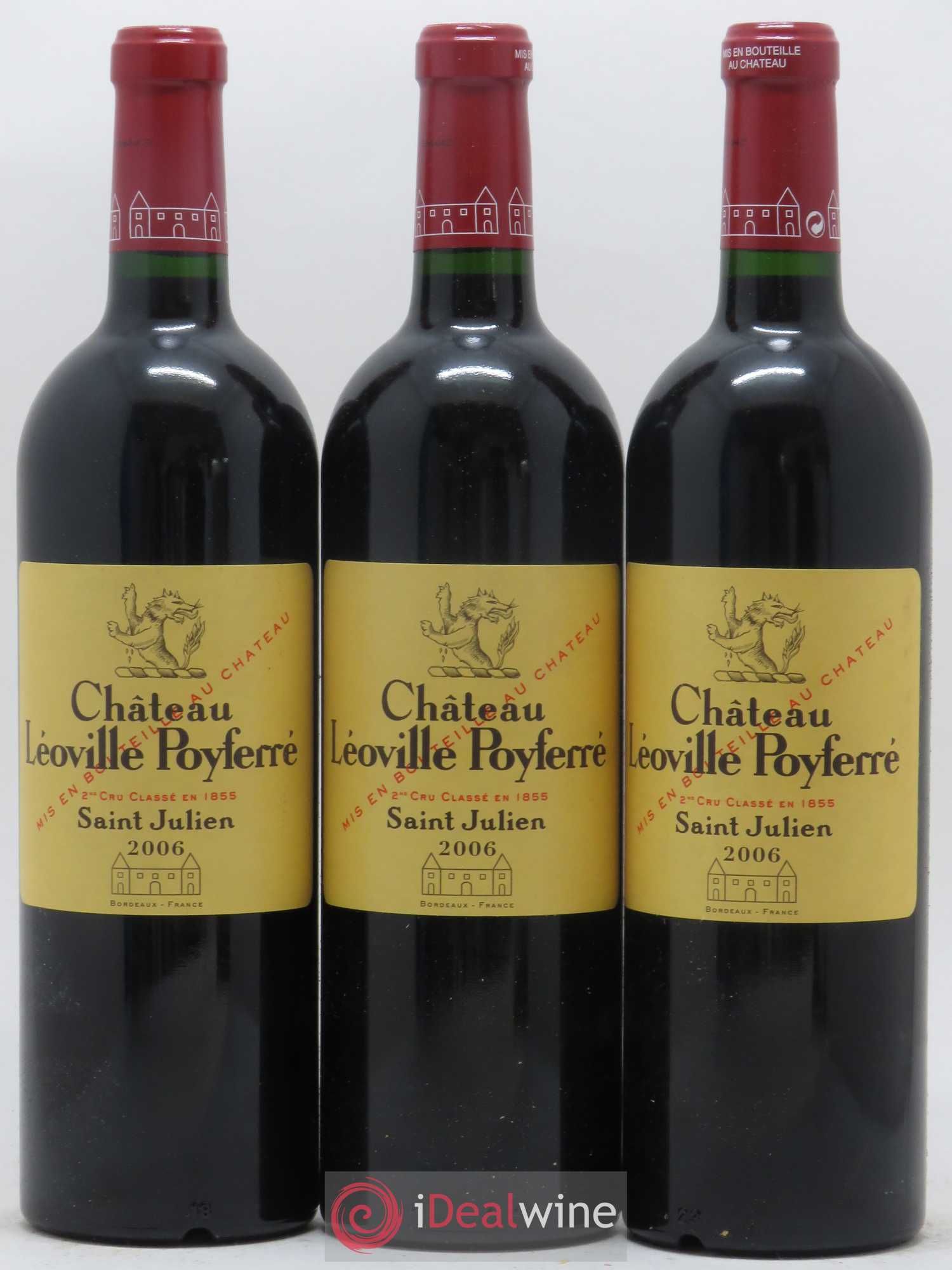 Château Léoville Poyferré 2ème Grand Cru Classé 2006 - Lot de 12 bouteilles - 4