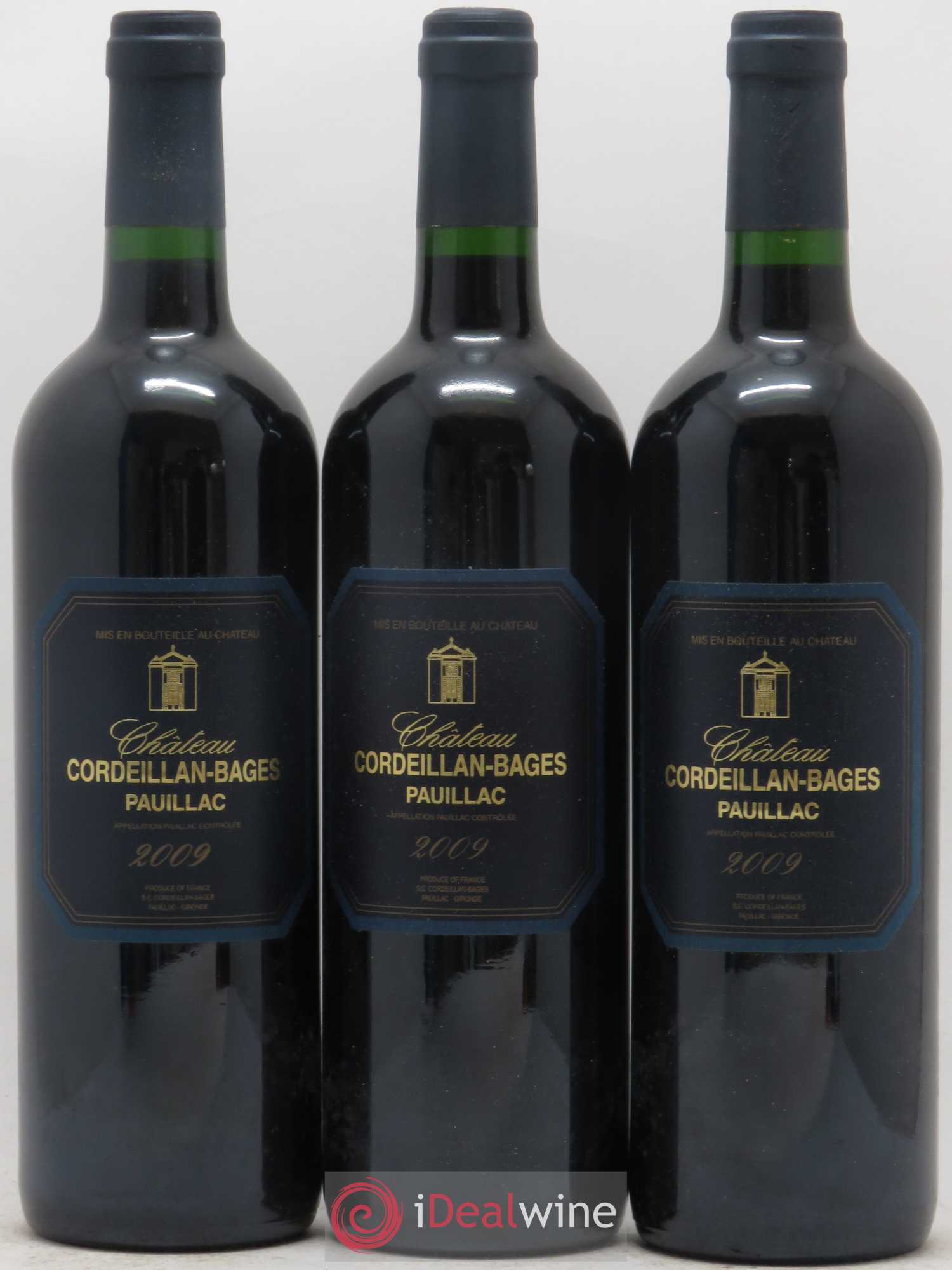 Pauillac Château Cordeillan Bages 2009 - Lot de 12 bouteilles - 1