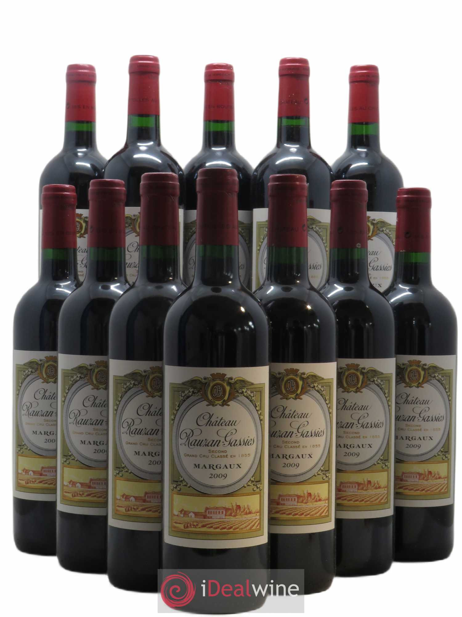 Château Rauzan-Gassies 2ème Grand Cru Classé 2009 - Lot de 12 bouteilles - 0
