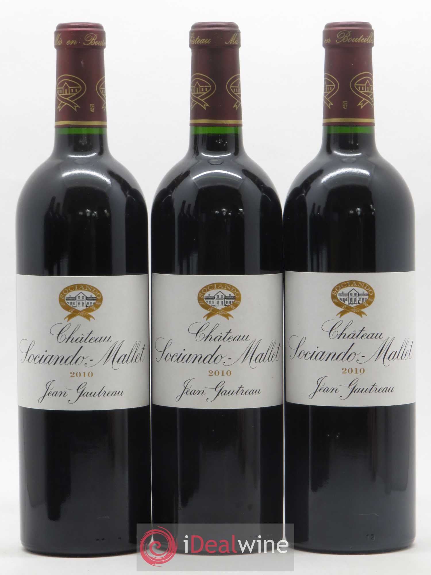 Château Sociando Mallet 2010 - Lot de 6 bouteilles - 1