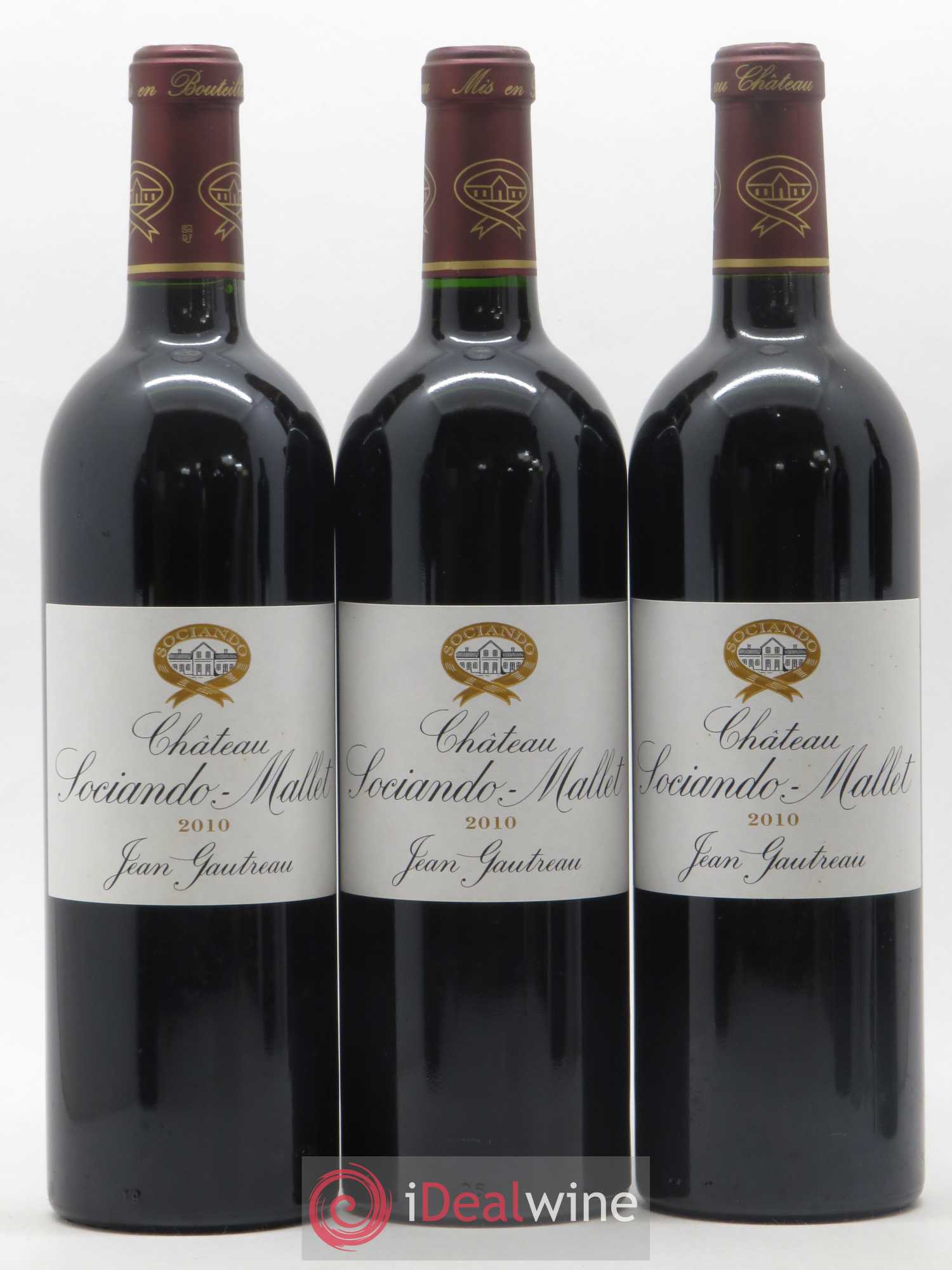 Château Sociando Mallet 2010 - Lot de 6 bouteilles - 2