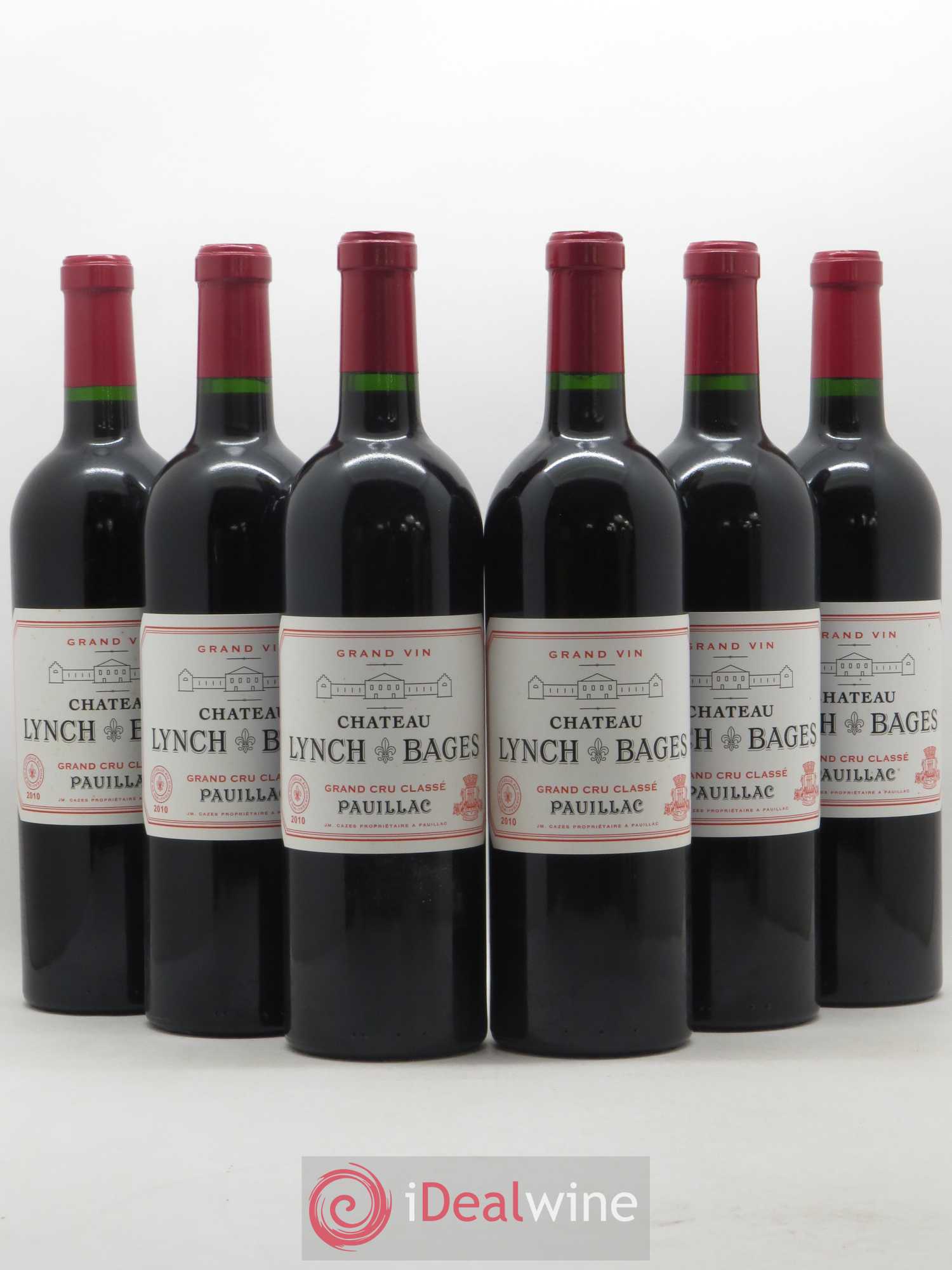 Château Lynch Bages 5ème Grand Cru Classé 2010 - Lot de 6 bouteilles - 0