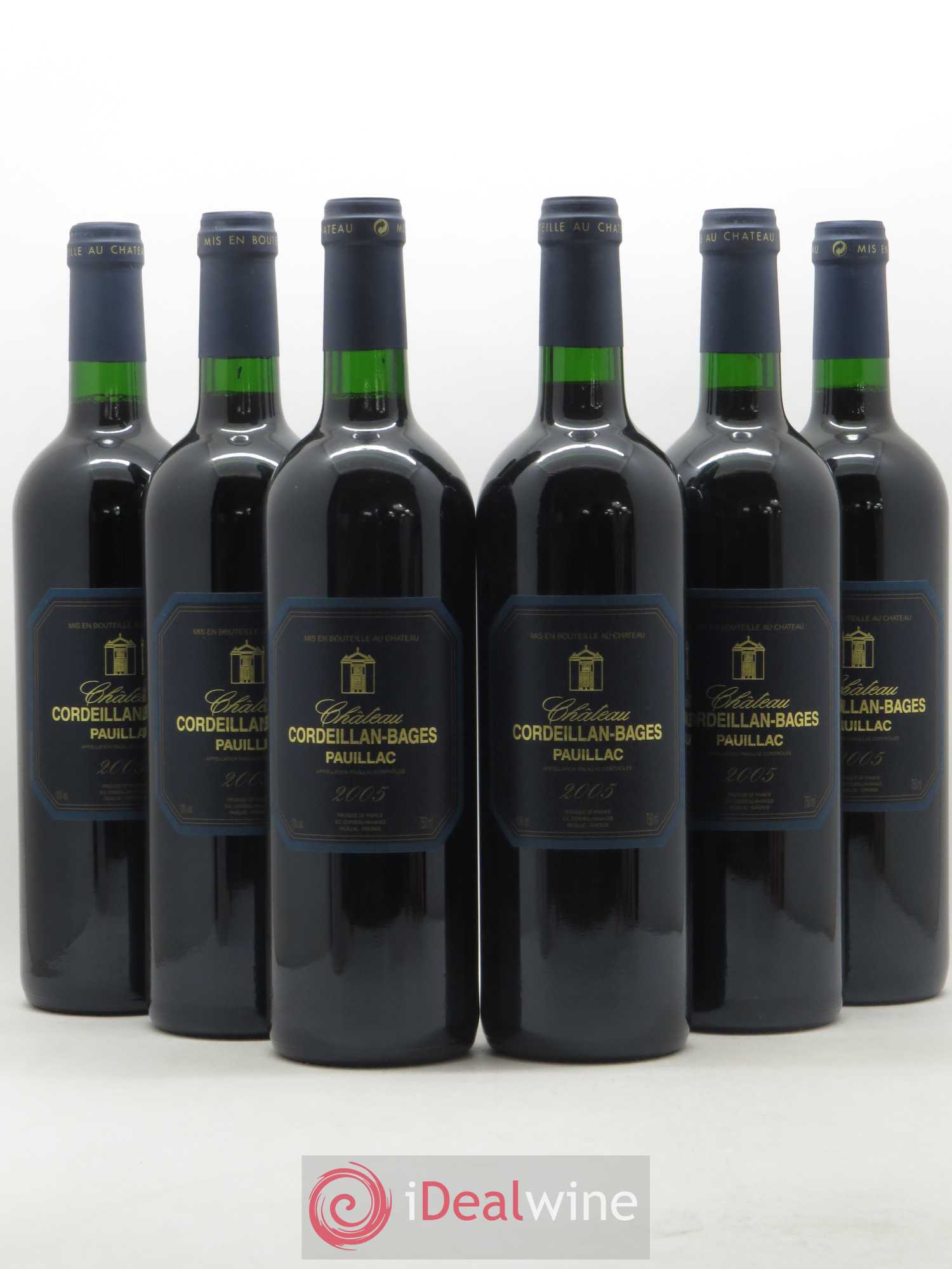 Pauillac Château Cordeillan Bages 2005 - Lot de 6 bouteilles - 0