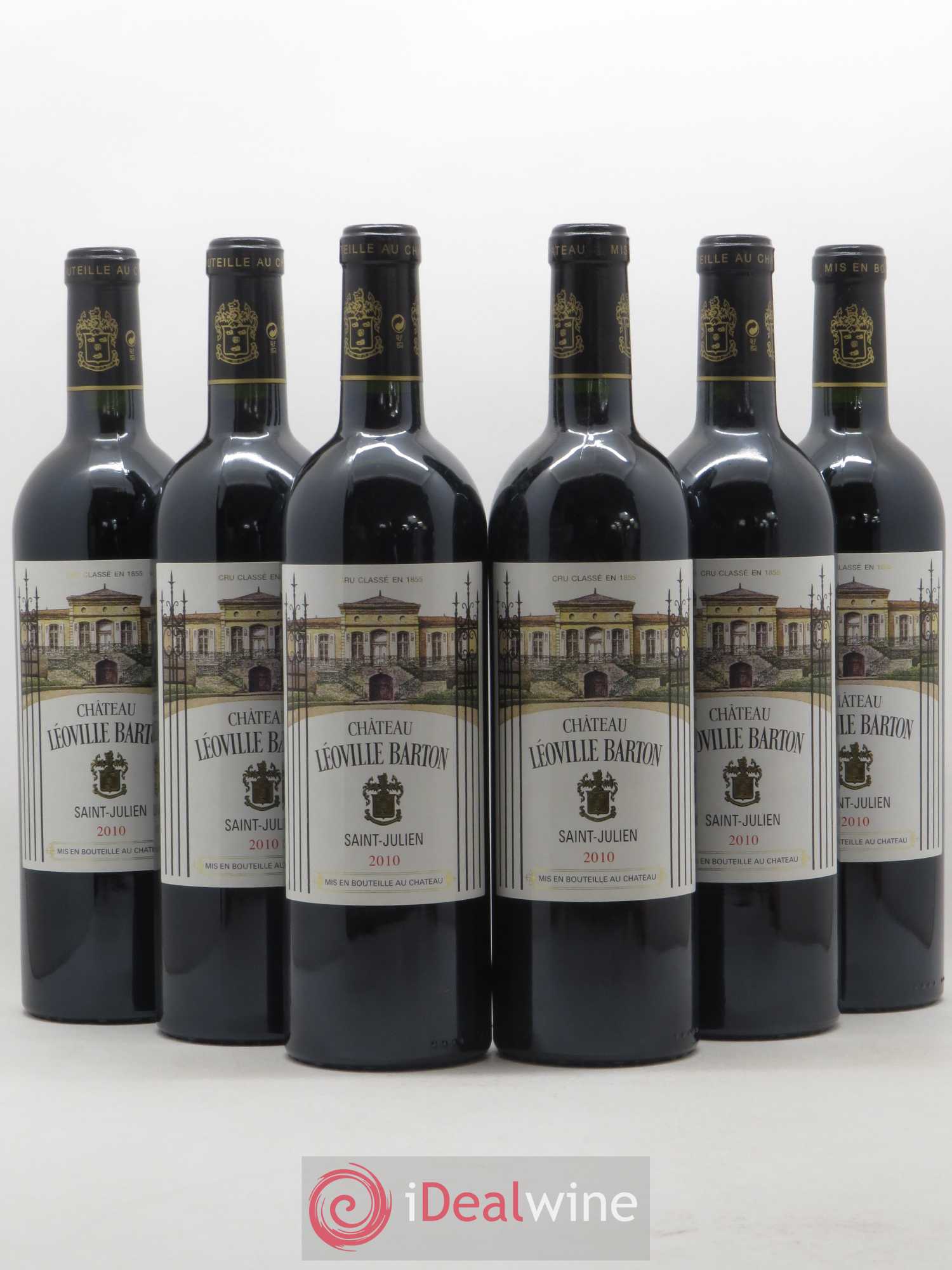 Château Léoville Barton 2ème Grand Cru Classé 2010 - Lot de 6 bouteilles - 0