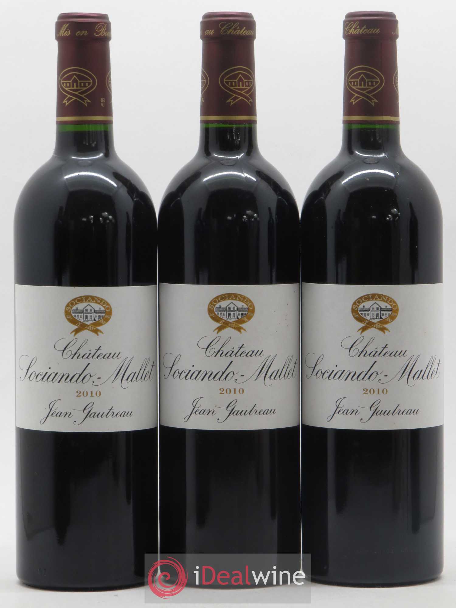 Château Sociando Mallet 2010 - Lot de 6 bouteilles - 2