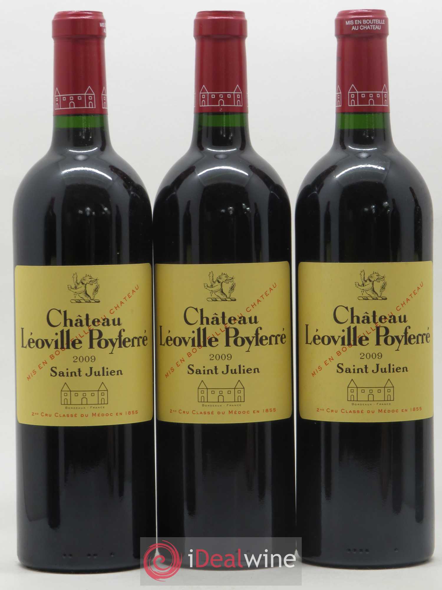Château Léoville Poyferré 2ème Grand Cru Classé 2009 - Lot de 6 bouteilles - 1
