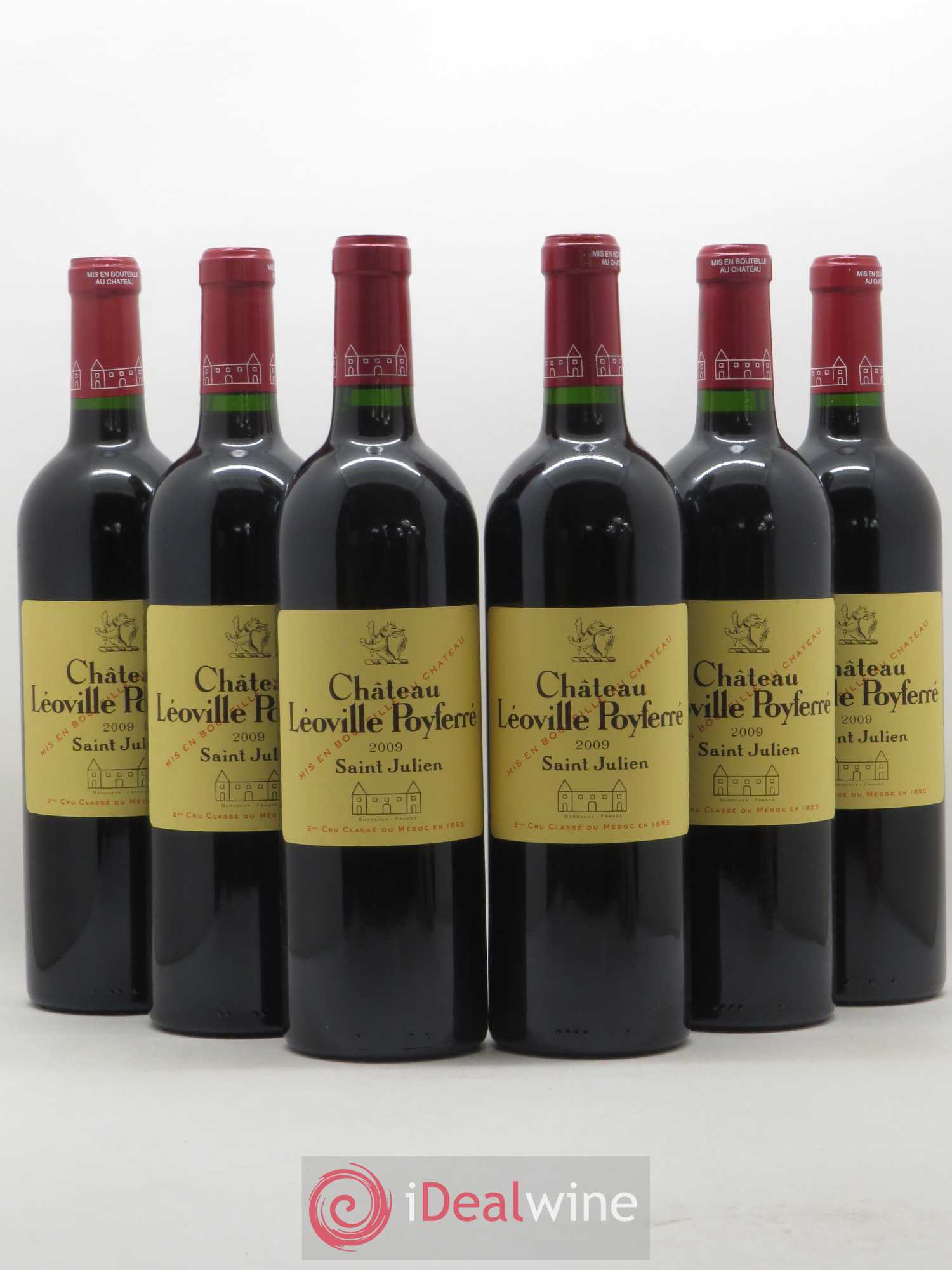 Château Léoville Poyferré 2ème Grand Cru Classé 2009 - Lot de 6 bouteilles - 0