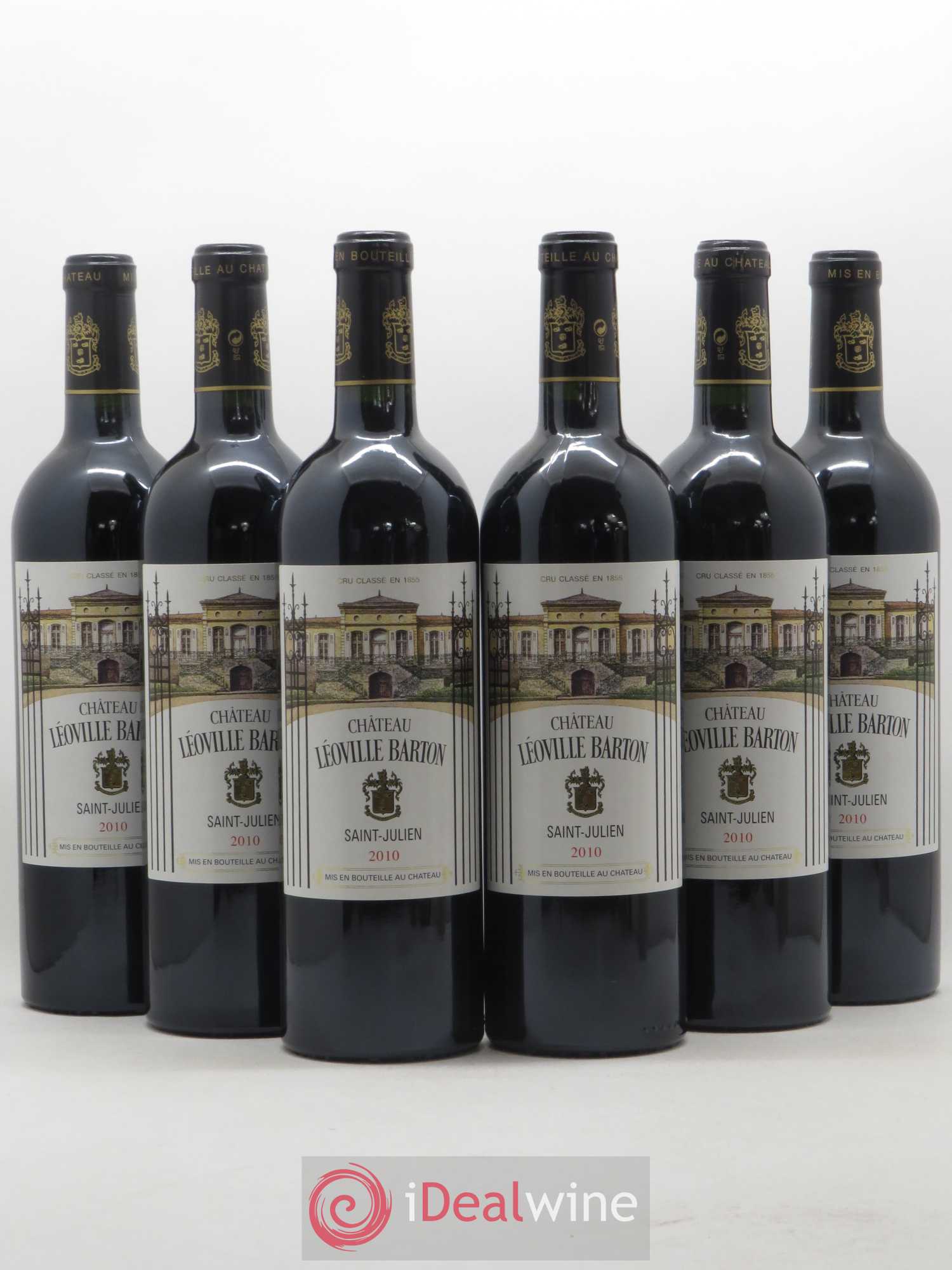 Château Léoville Barton 2ème Grand Cru Classé 2010 - Lot de 6 bouteilles - 0