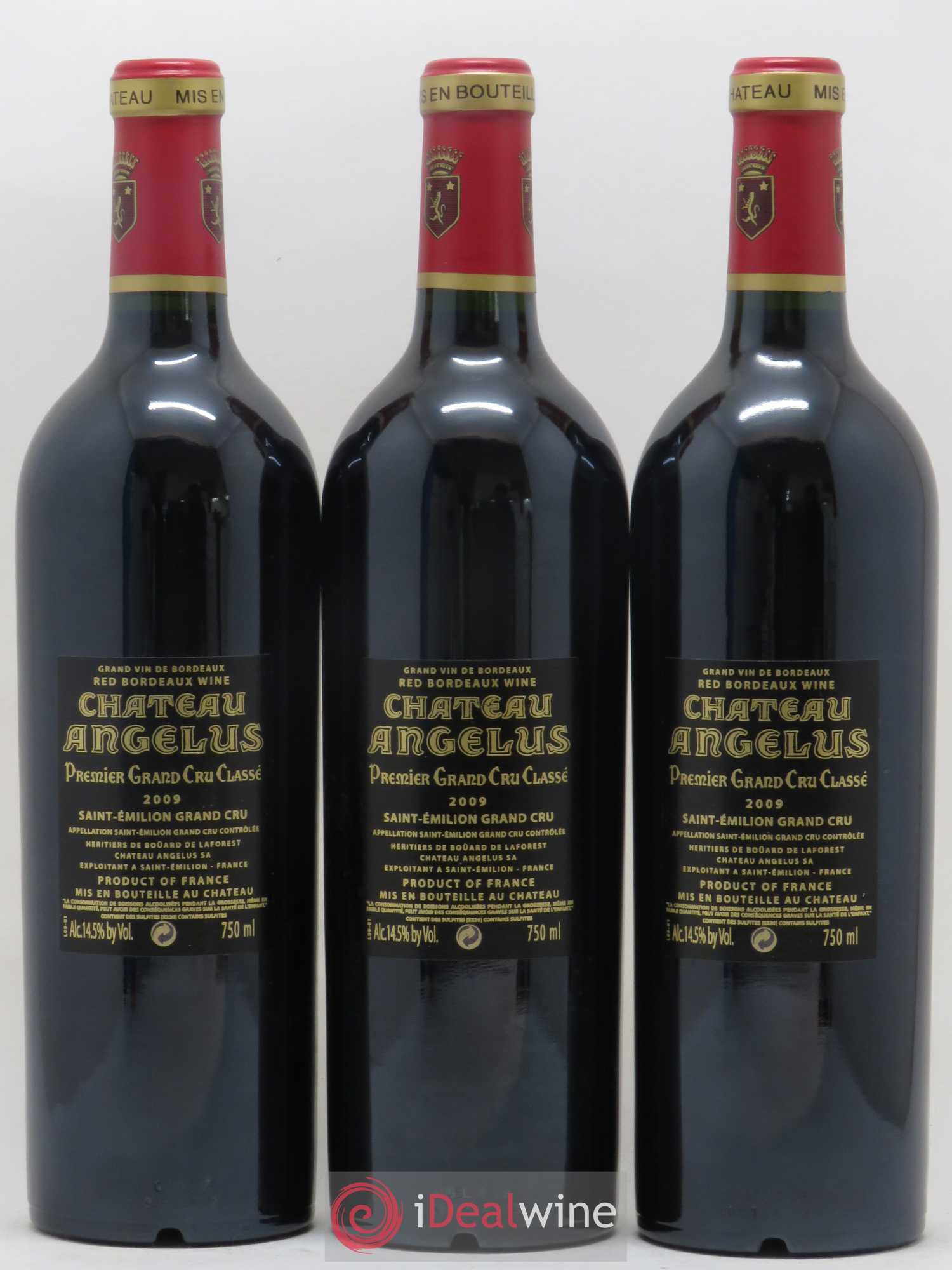Château Angélus 1er Grand Cru Classé A 2009 - Lot de 6 bouteilles - 2