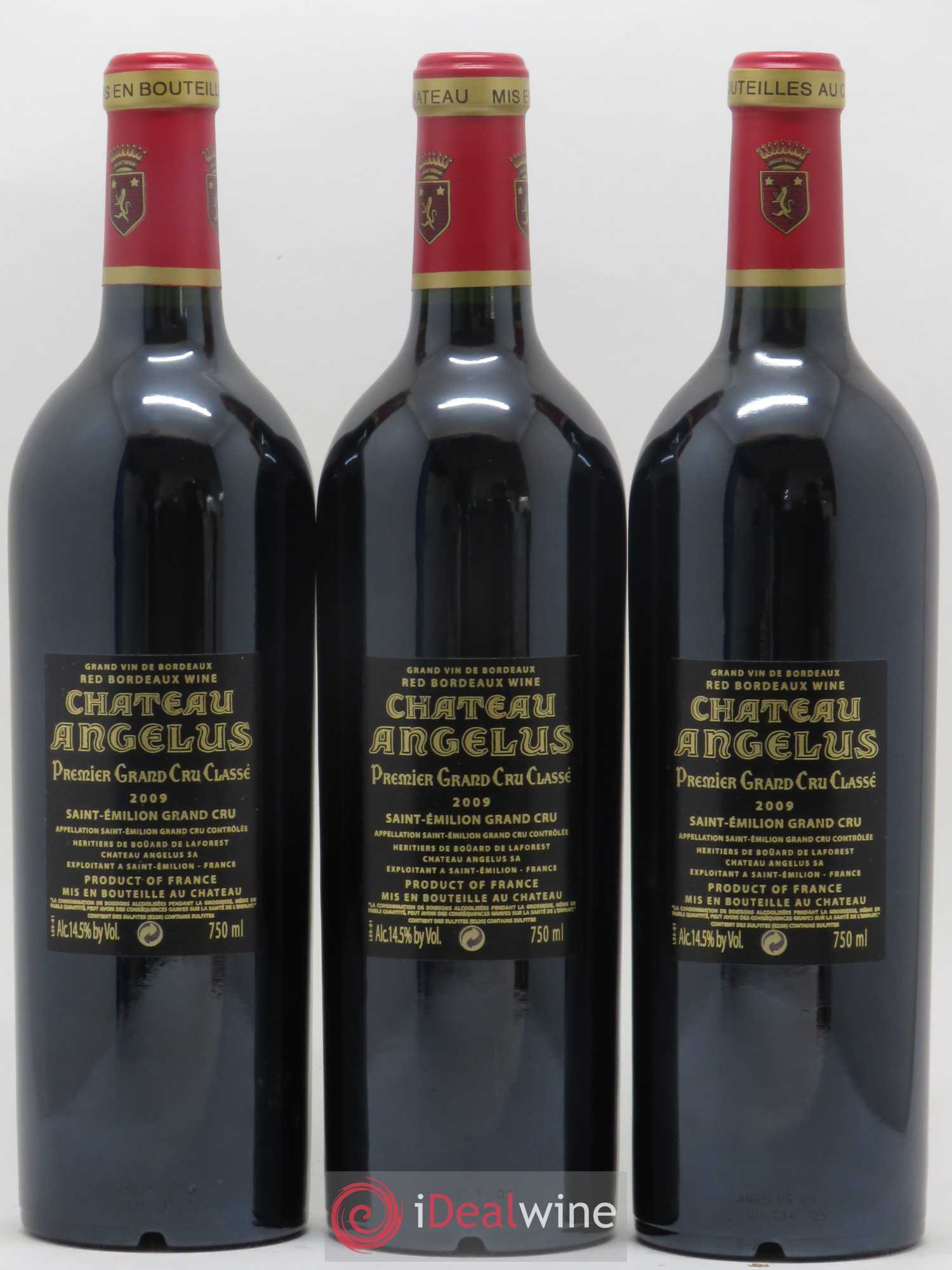 Château Angélus 1er Grand Cru Classé A 2009 - Lot de 6 bouteilles - 4