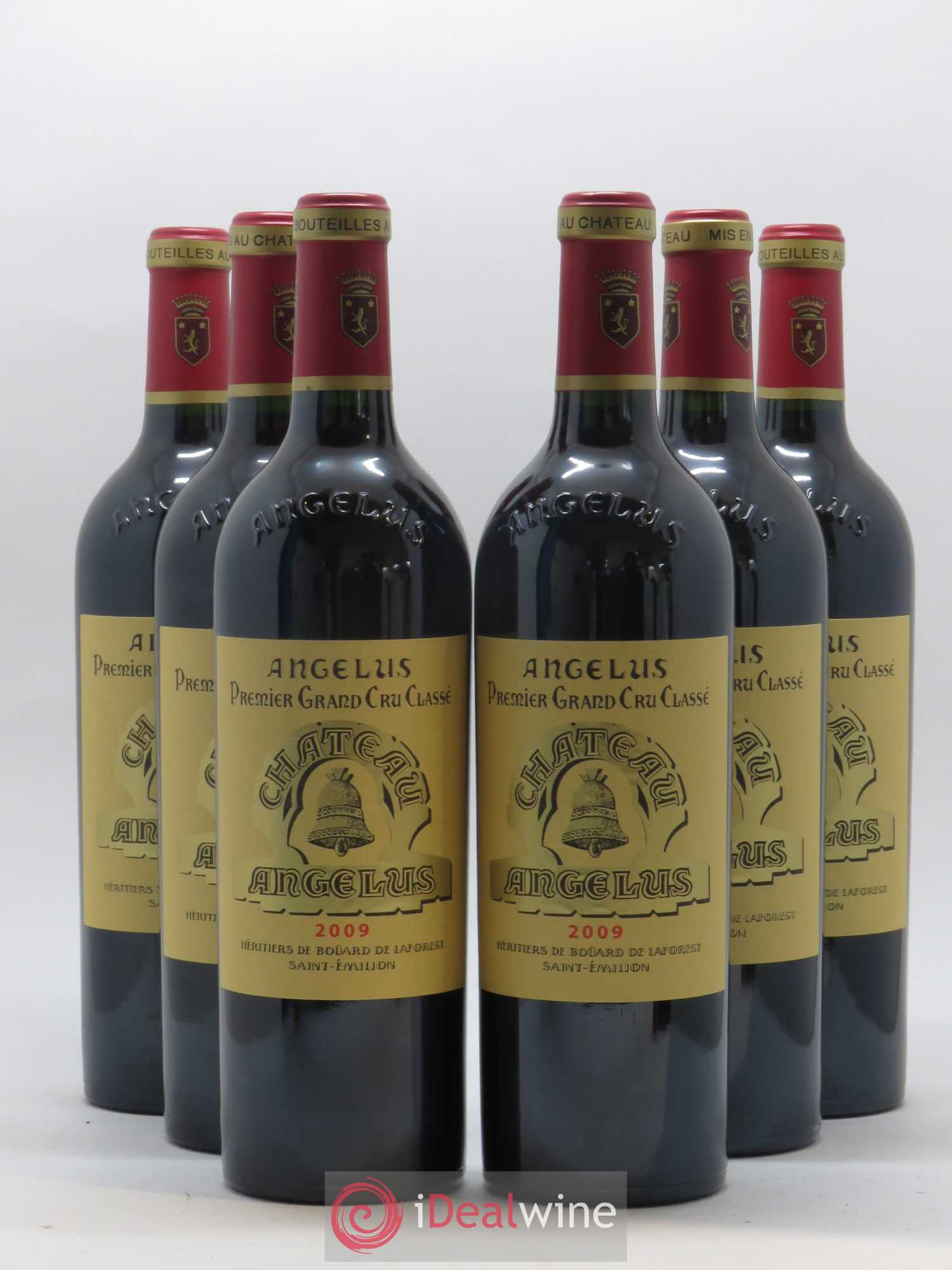 Château Angélus 1er Grand Cru Classé A 2009 - Lot de 6 bouteilles - 0