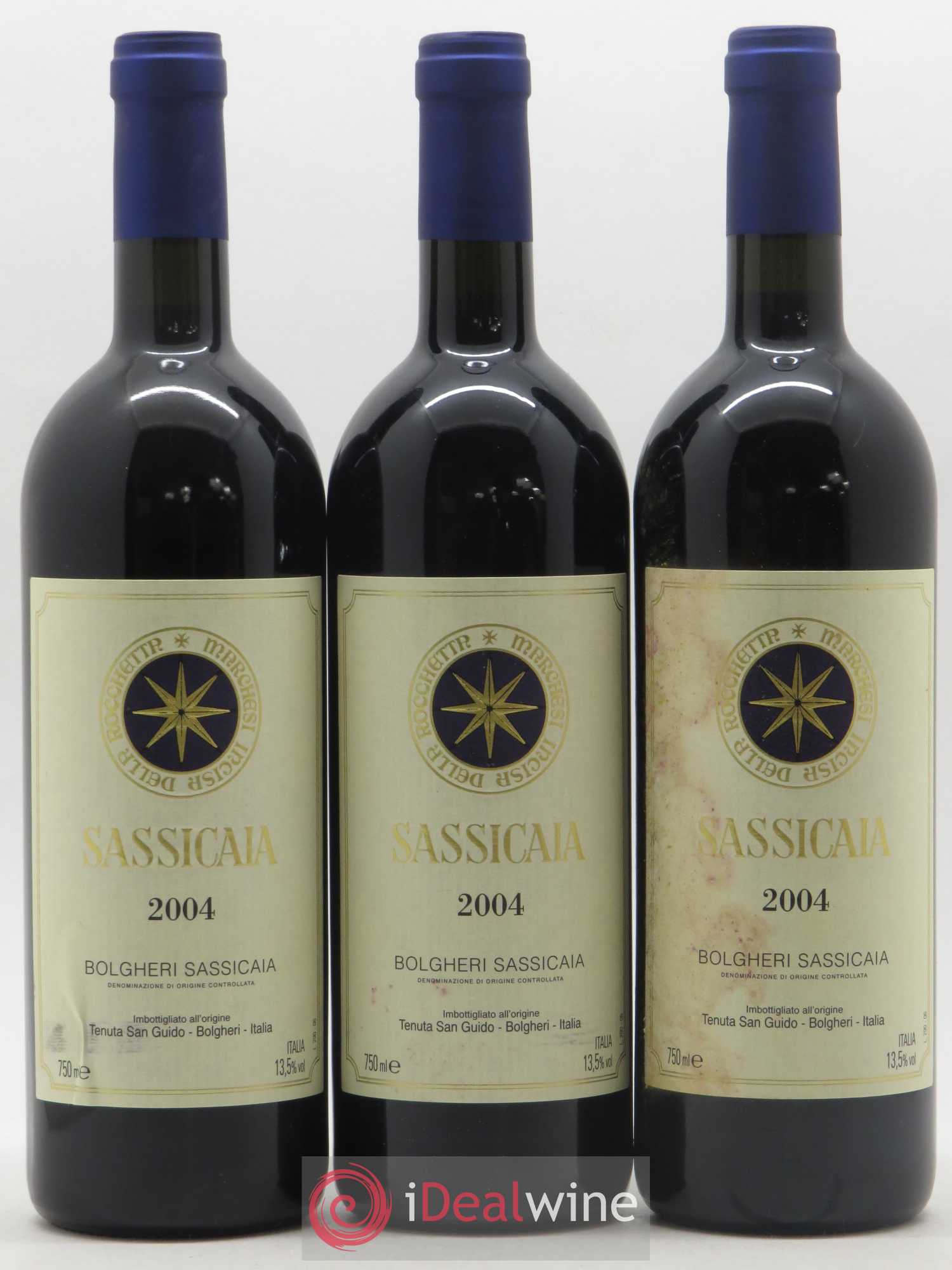 Bolgheri DOC Sassicaia Tenuta San Guido 2004 - Lot de 12 bouteilles - 3