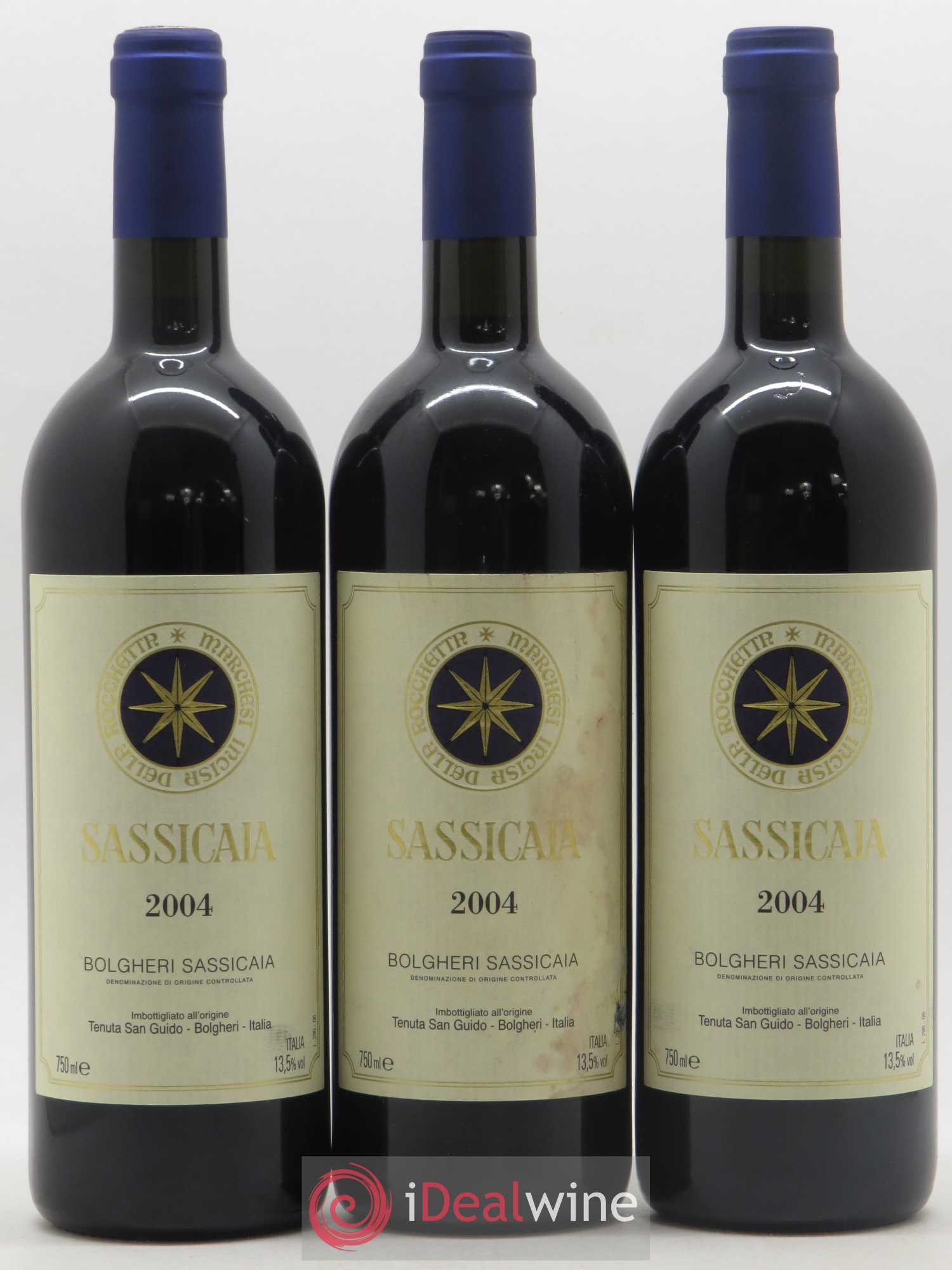 Bolgheri DOC Sassicaia Tenuta San Guido 2004 - Lot de 12 bouteilles - 4