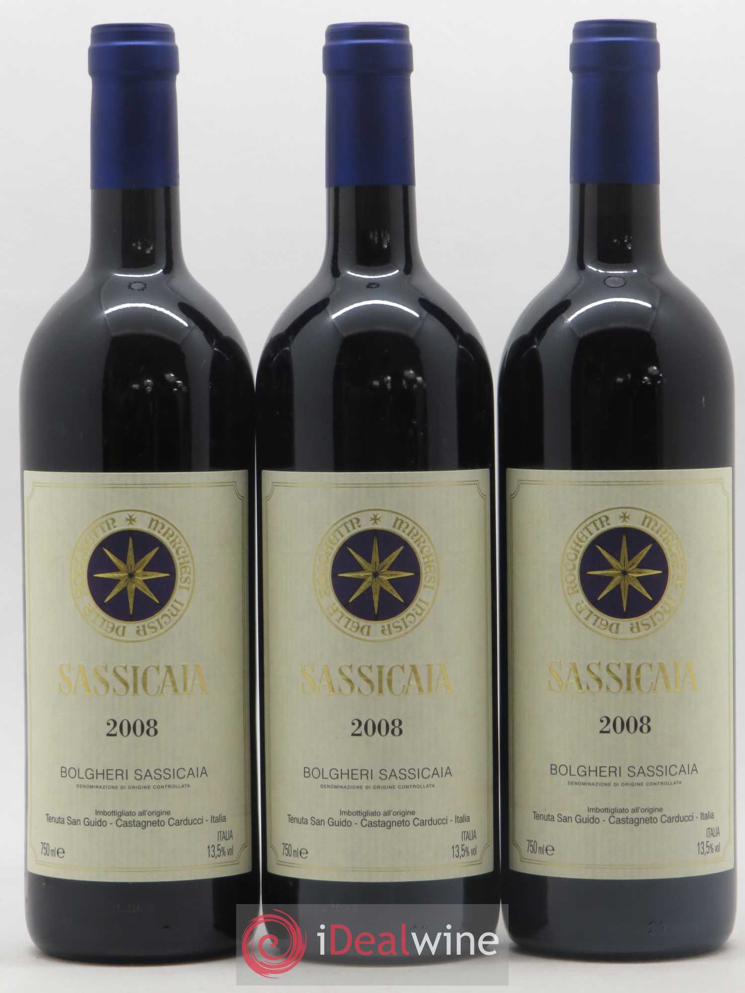 Bolgheri DOC Sassicaia Tenuta San Guido 2008 - Lot de 12 bouteilles - 2