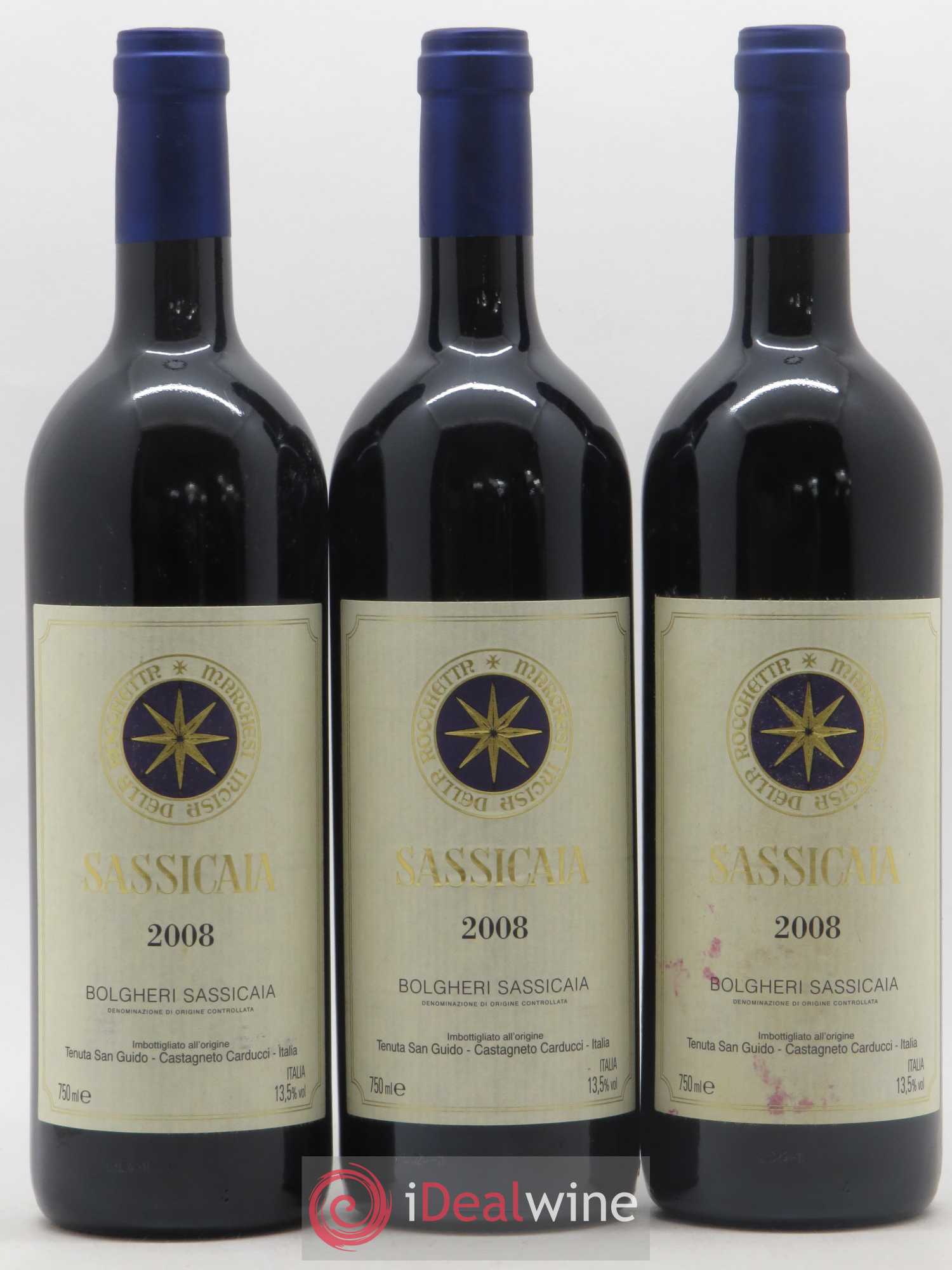 Bolgheri DOC Sassicaia Tenuta San Guido 2008 - Lot de 12 bouteilles - 4