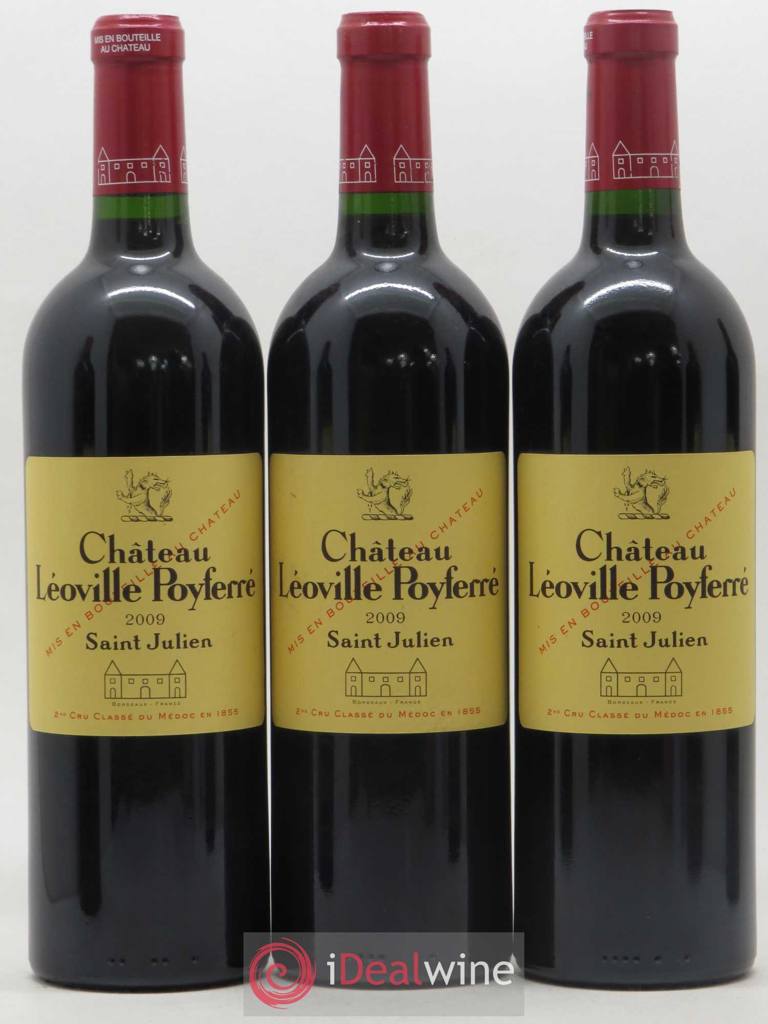Château Léoville Poyferré 2ème Grand Cru Classé 2009 - Lot de 6 bouteilles - 1