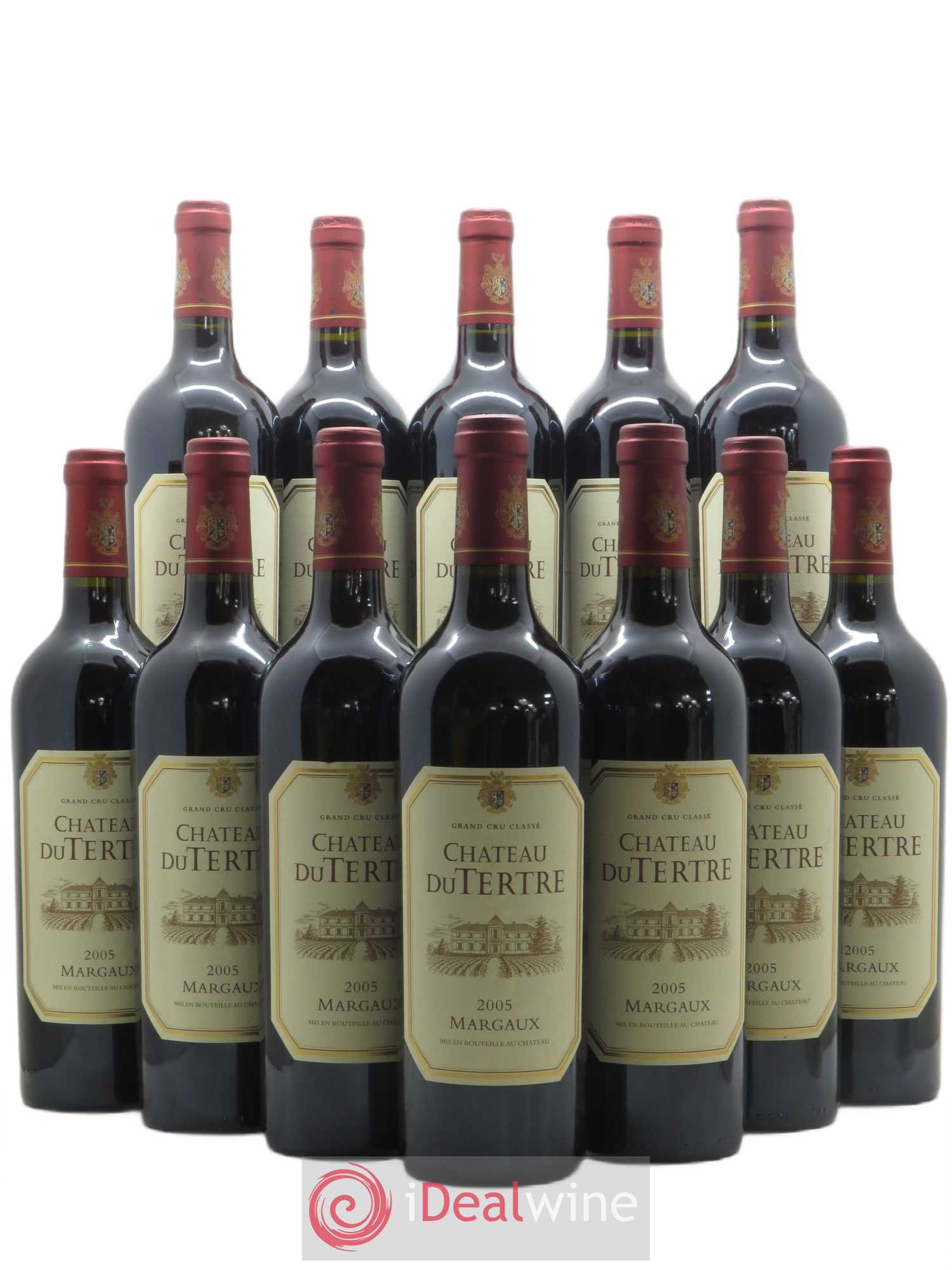 Château du Tertre 5ème Grand Cru Classé 2005 - Lot de 12 bouteilles - 0