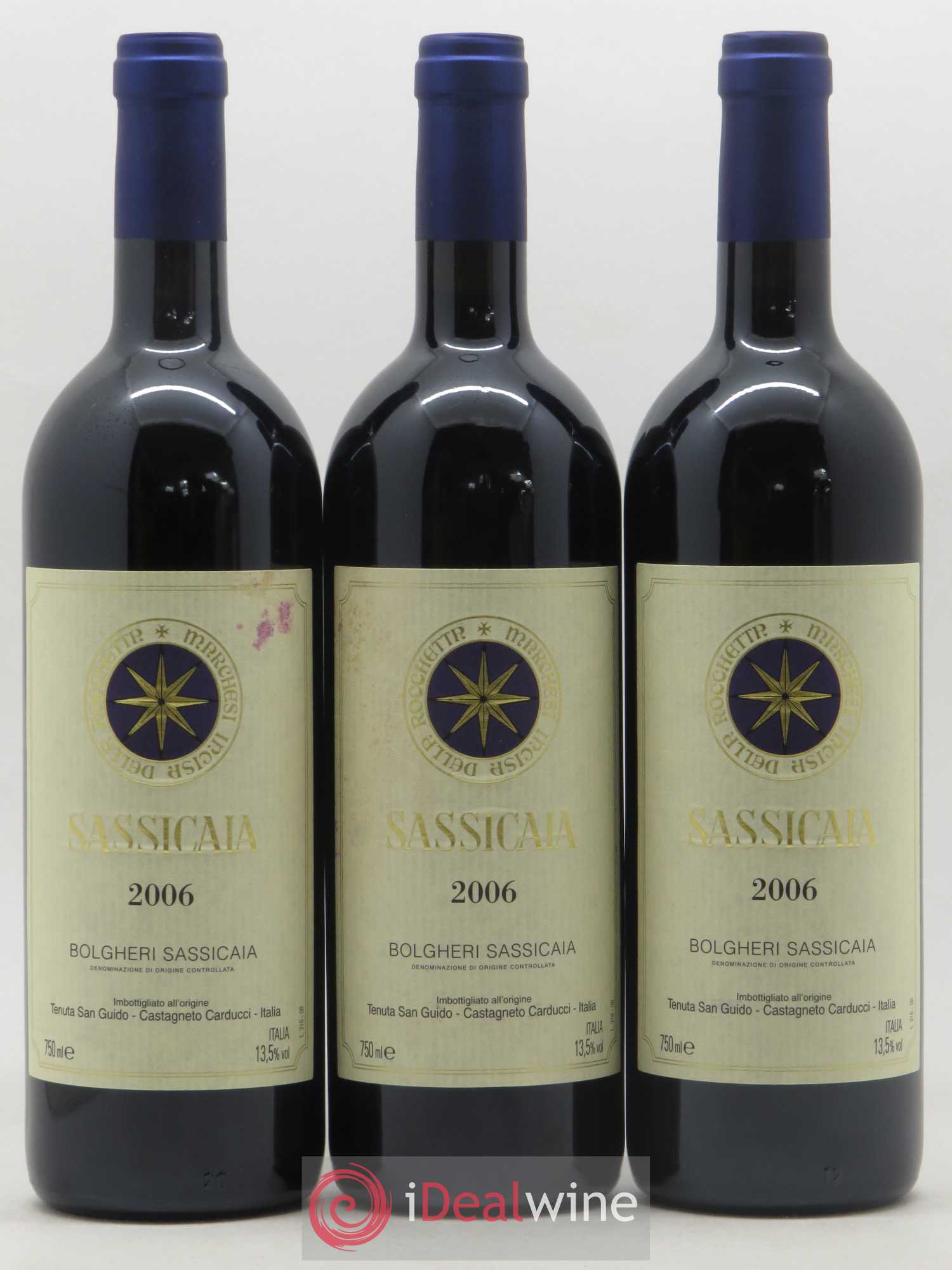 Bolgheri DOC Sassicaia Tenuta San Guido 2006 - Lot de 12 bouteilles - 3