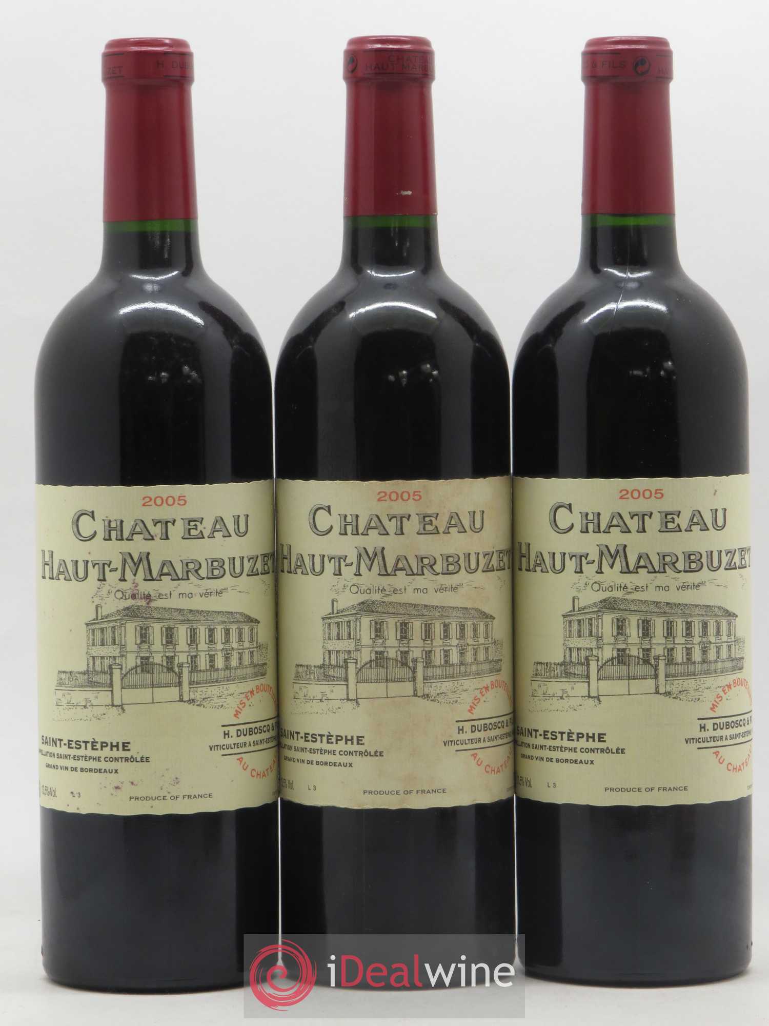 Château Haut Marbuzet 2005 - Lot de 12 bouteilles - 2
