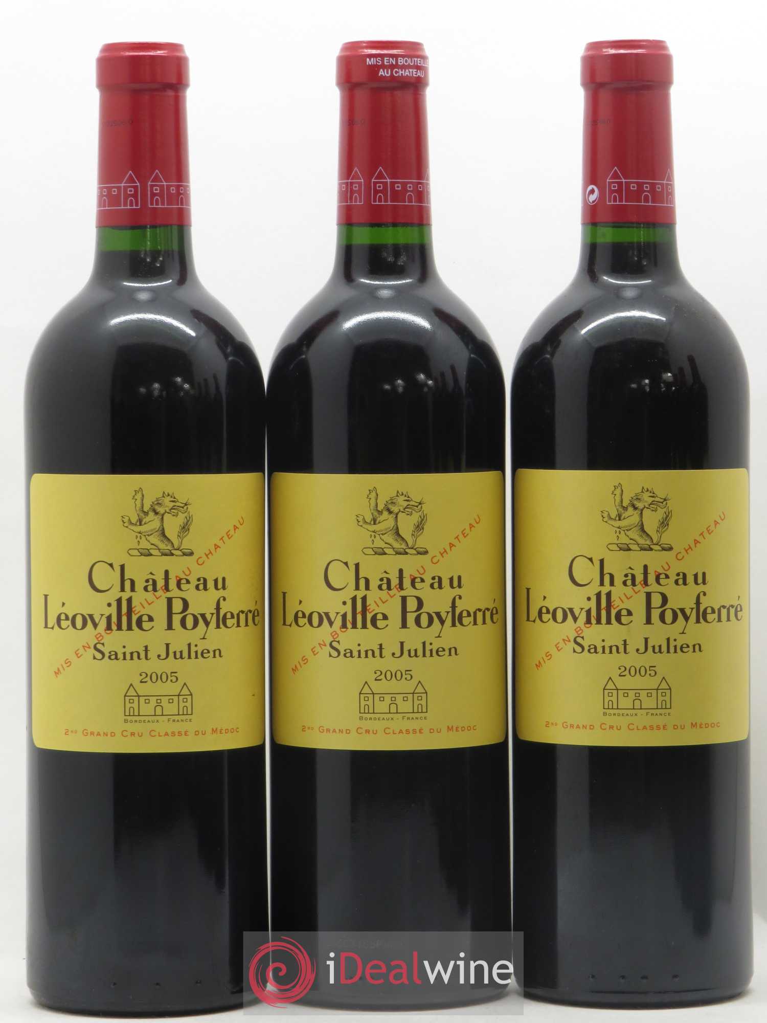 Château Léoville Poyferré 2ème Grand Cru Classé 2005 - Lot de 12 bouteilles - 2