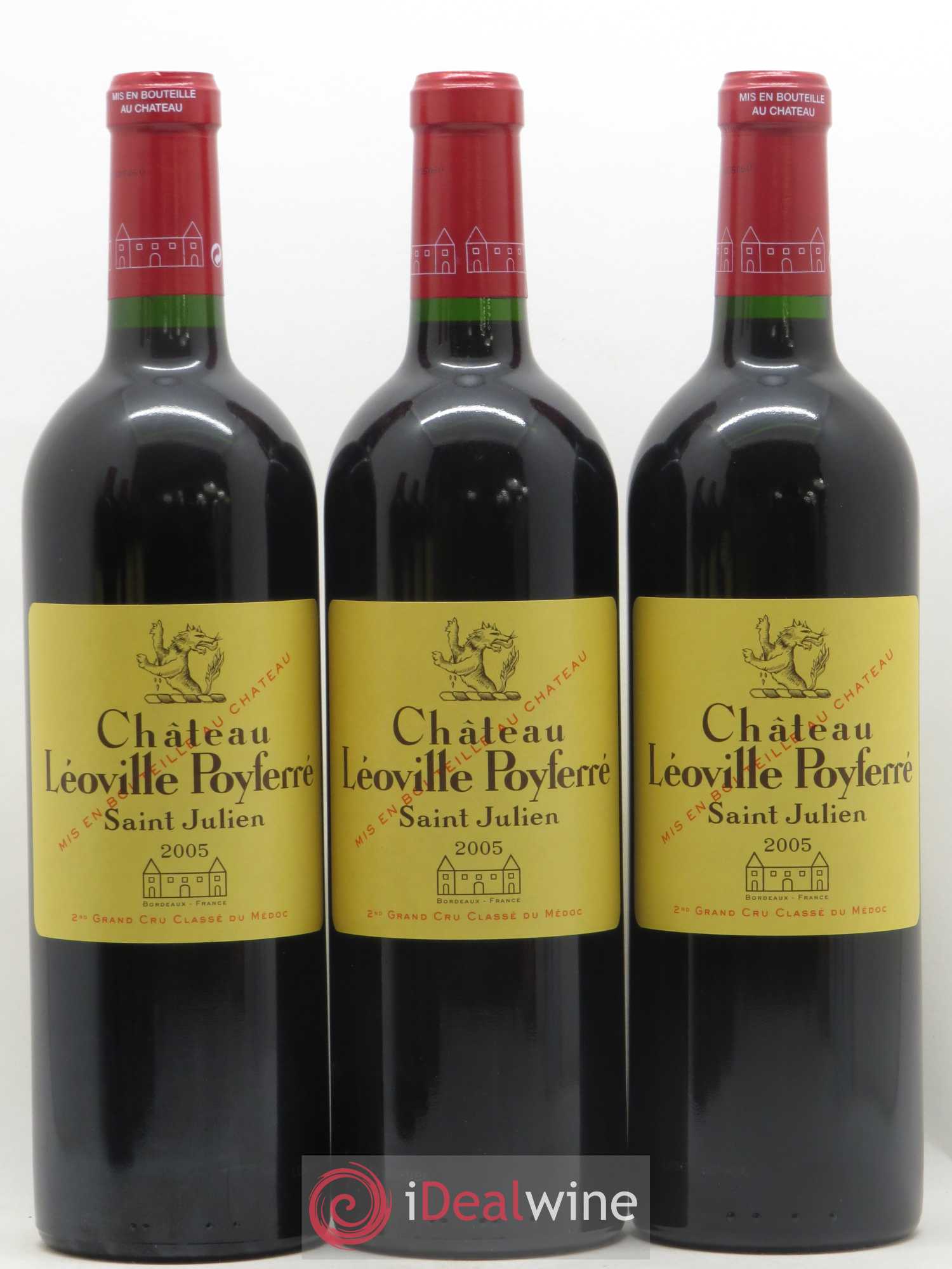 Château Léoville Poyferré 2ème Grand Cru Classé 2005 - Lot de 12 bouteilles - 4