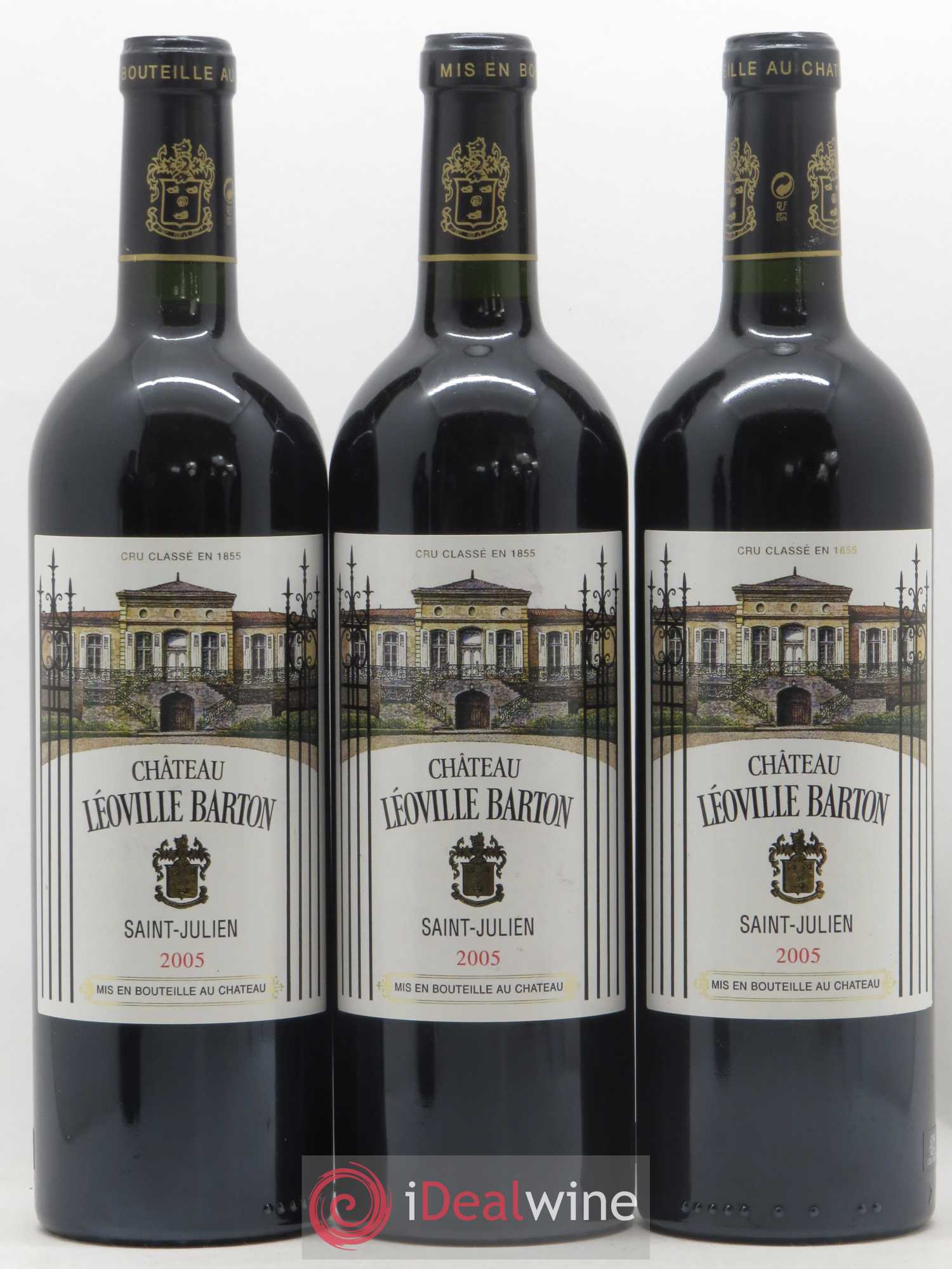 Château Léoville Barton 2ème Grand Cru Classé 2005 - Lot de 12 bouteilles - 1