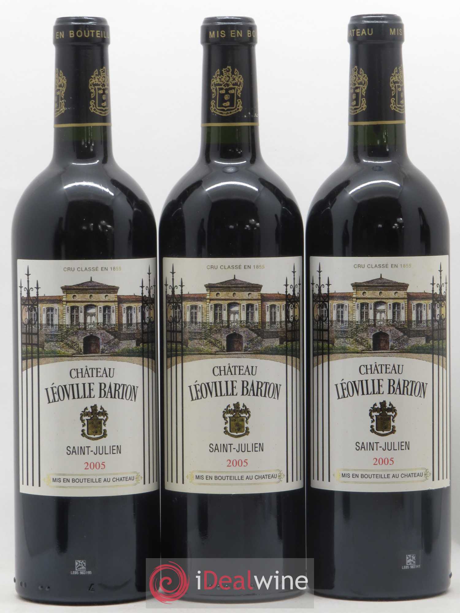 Château Léoville Barton 2ème Grand Cru Classé 2005 - Lot de 12 bouteilles - 3