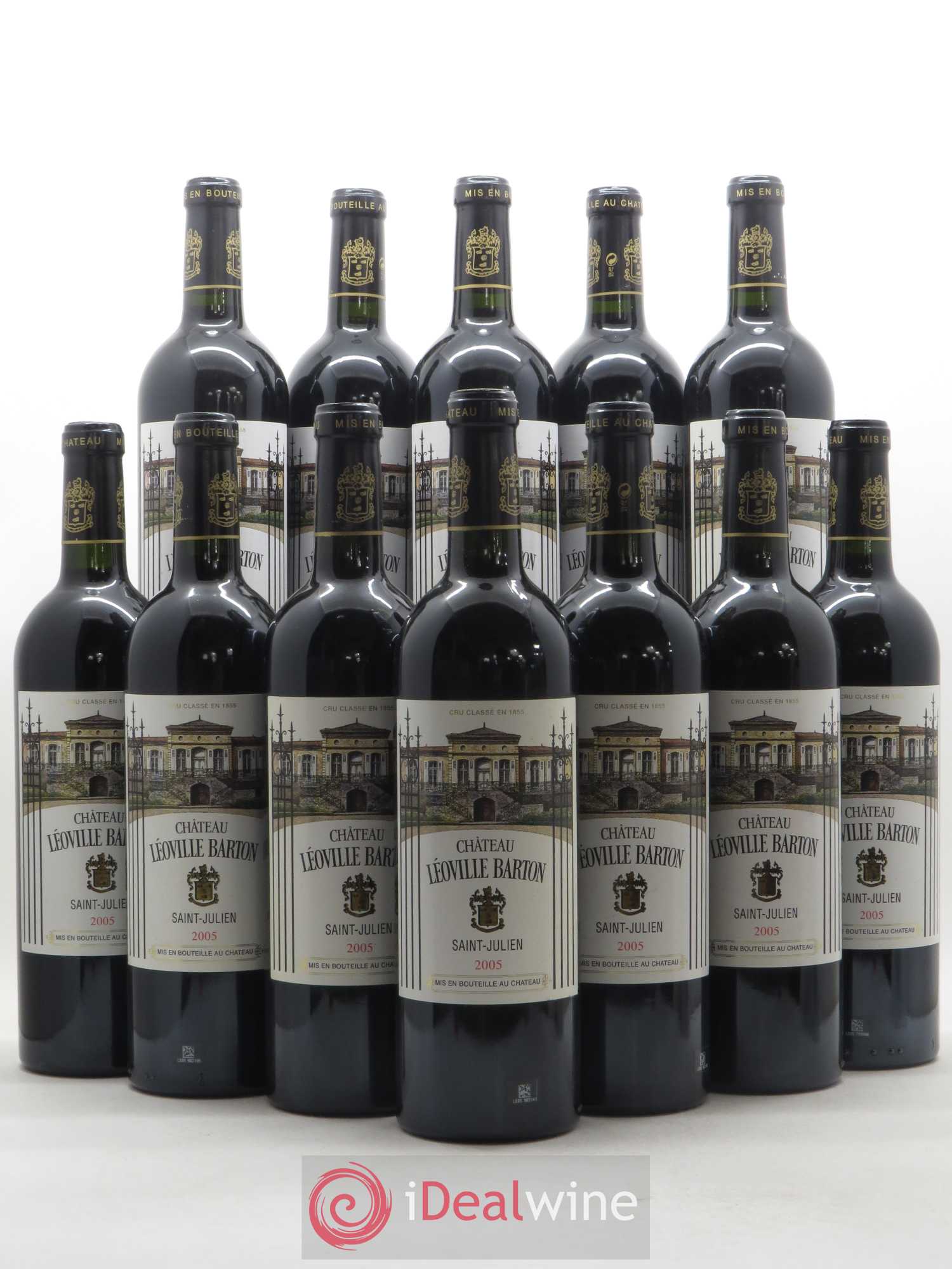 Château Léoville Barton 2ème Grand Cru Classé 2005 - Lot de 12 bouteilles - 0