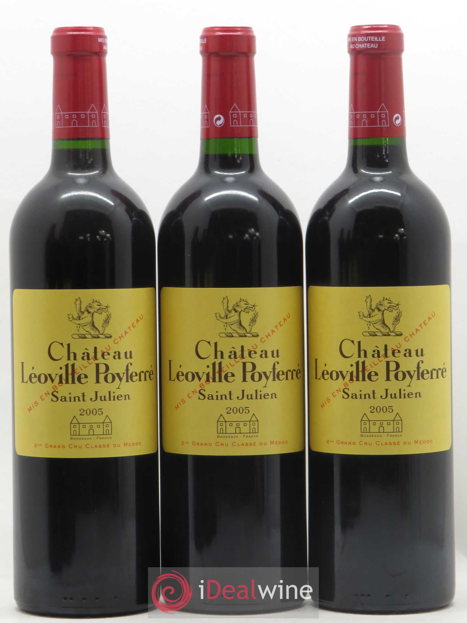 Château Léoville Poyferré 2ème Grand Cru Classé 2005 - Lot de 12 bouteilles - 4