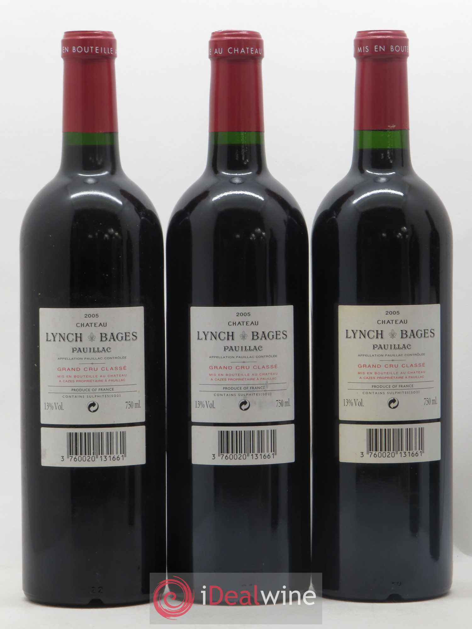 Château Lynch Bages 5ème Grand Cru Classé 2005 - Lot de 12 bouteilles - 2