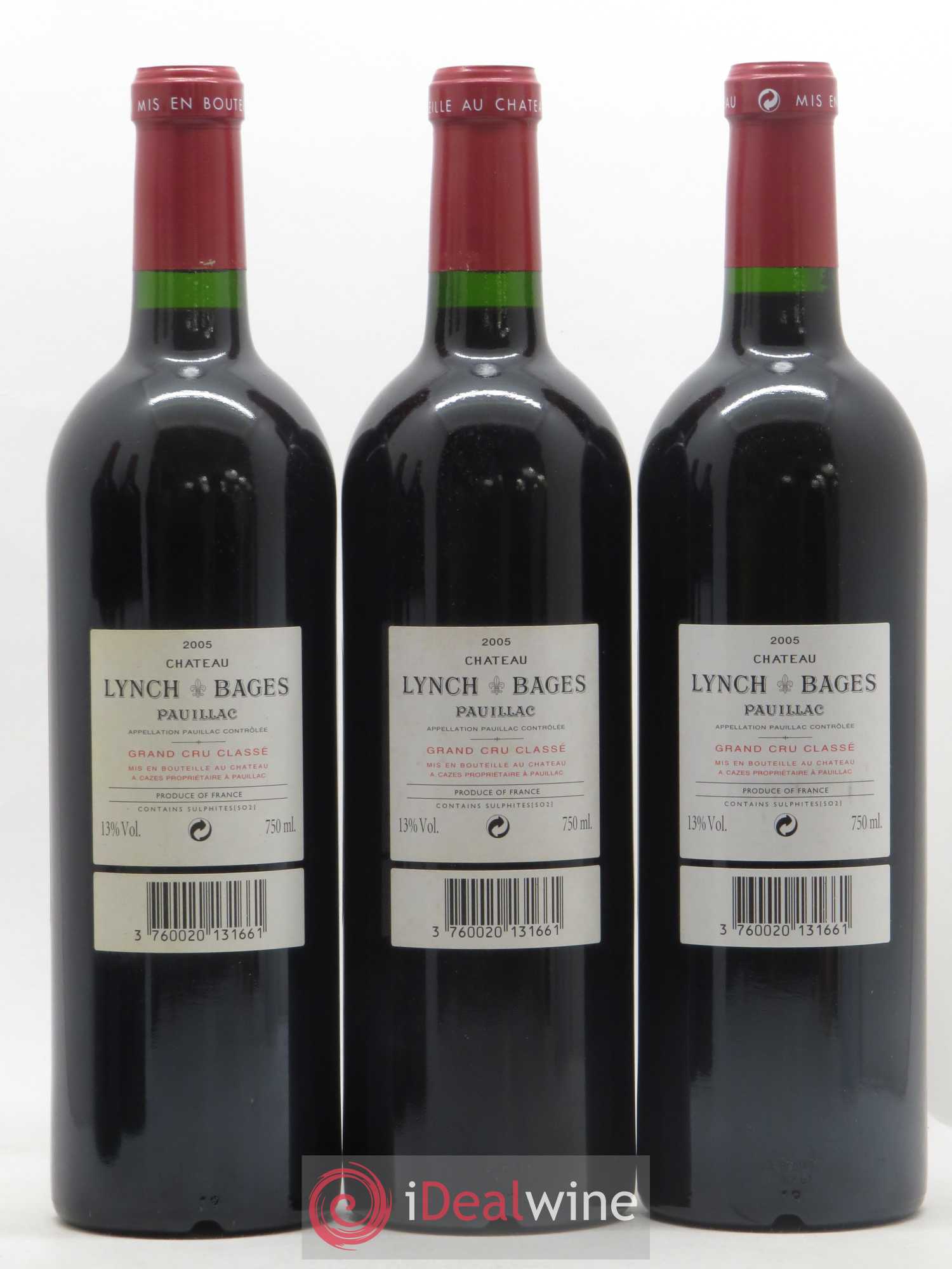Château Lynch Bages 5ème Grand Cru Classé 2005 - Lot de 12 bouteilles - 4