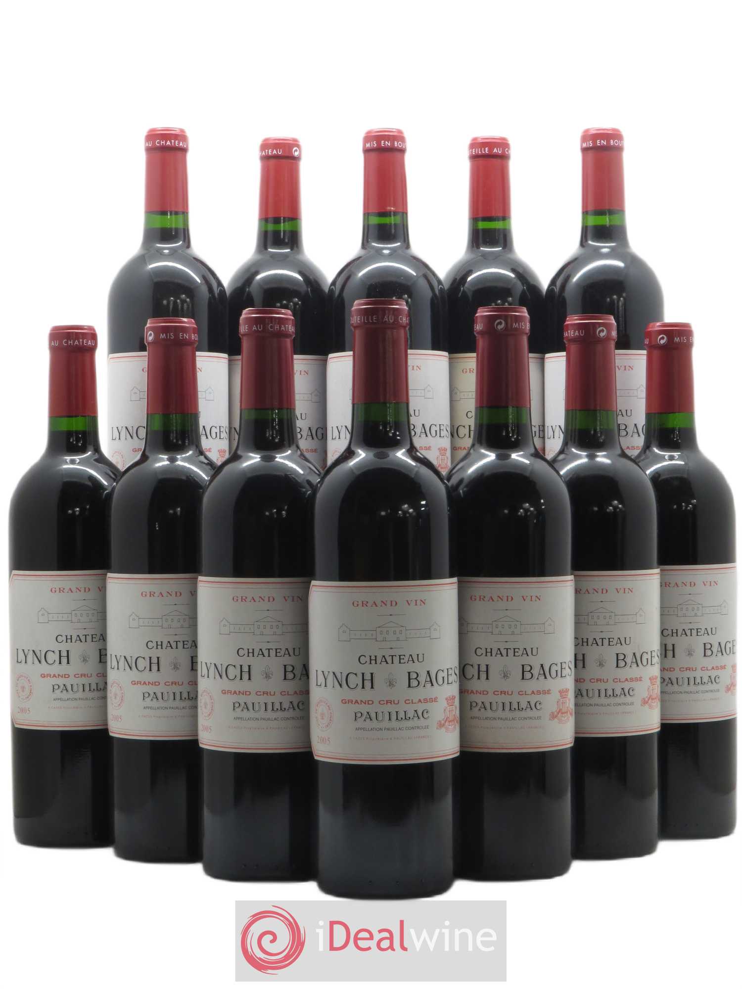 Château Lynch Bages 5ème Grand Cru Classé 2005 - Lot de 12 bouteilles - 0